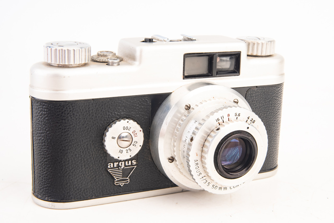 Argus 21 Markfinder 35mm Film Viewfinder Camera with 50mm f/3.5