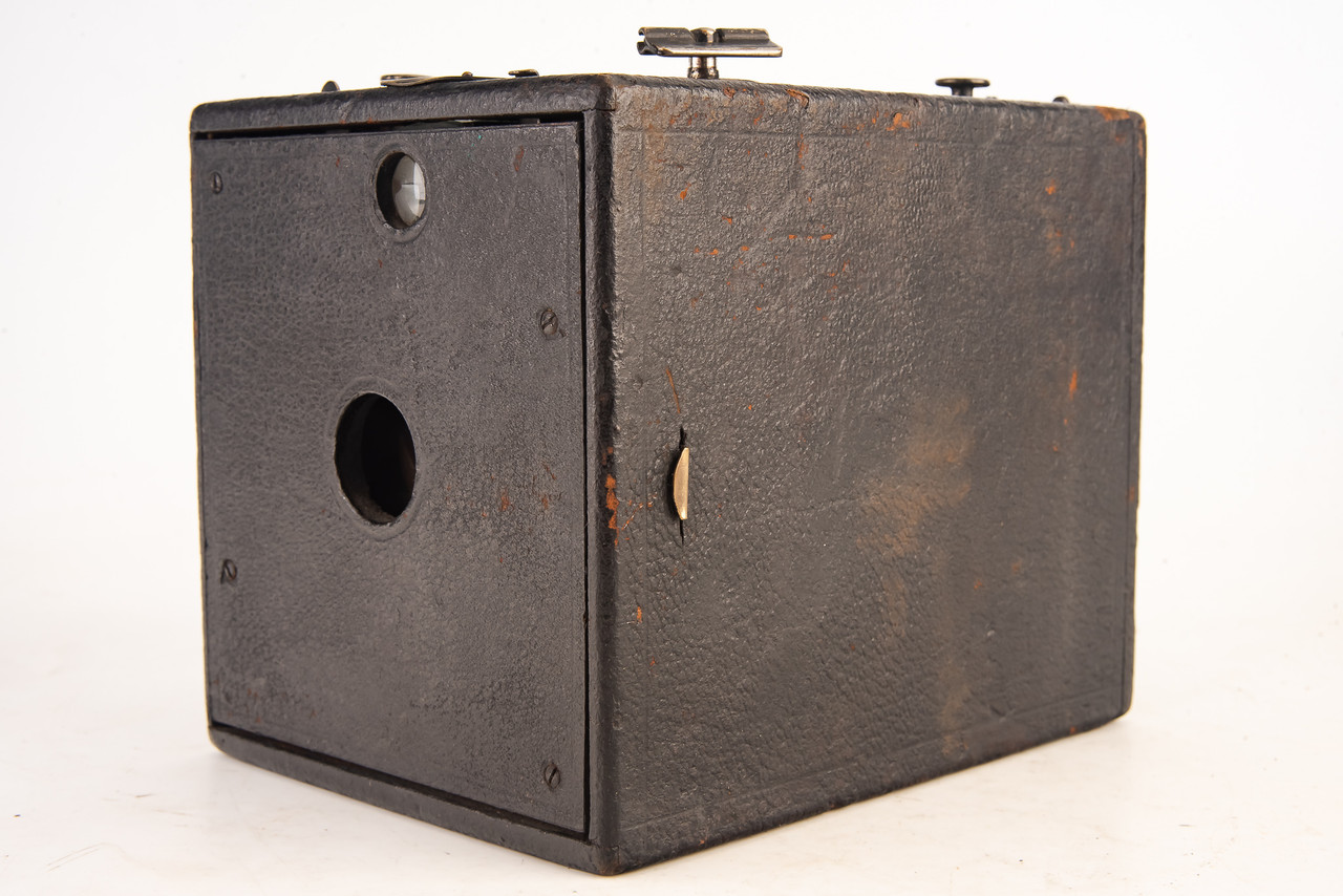 Ansco No 1 Antique 3 1/2 x 3 1/2 Box Camera 8A 8B Roll Film WORKS