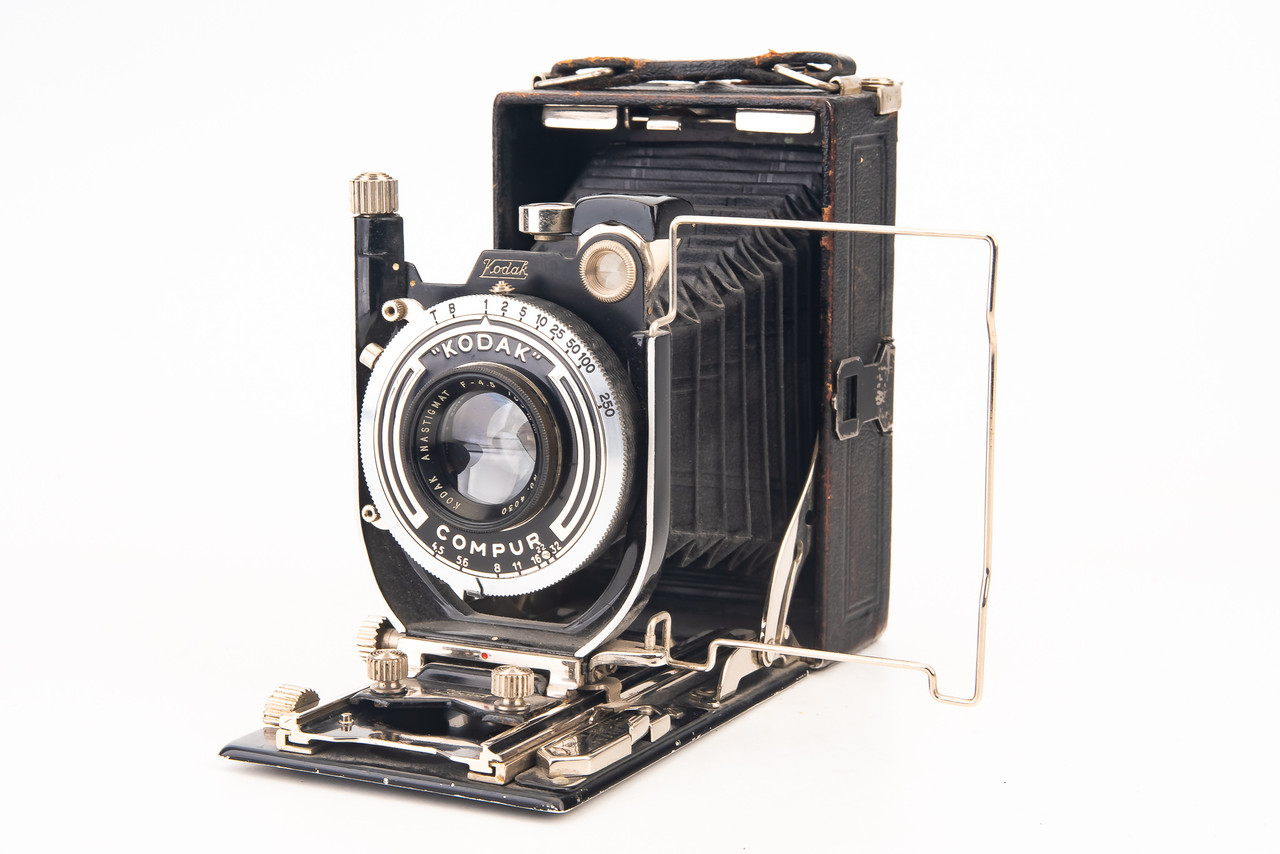 Appareil Photo Pliant Vintage Kuribayashi Semi Rotte B.B Kuri – Objectif Wester 75mm F/3.5