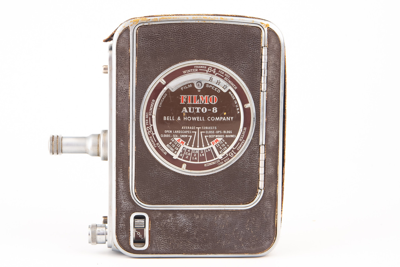 Bell & Howell Filmo Auto 8 8mm Motion Picture Movie Camera Vintage