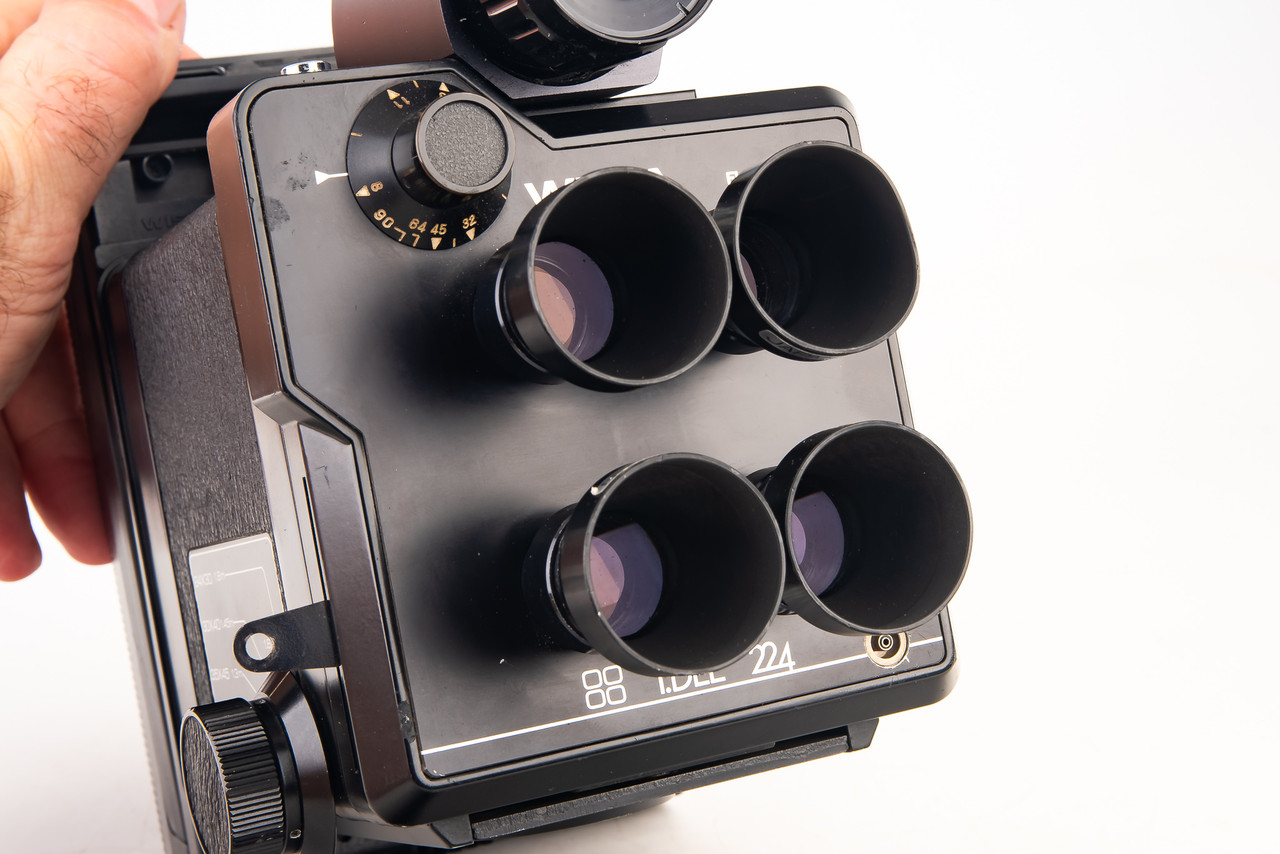 Wista FL 8560-S I.DEE 224 4 Lens Reflex Camera with Polaroid Back