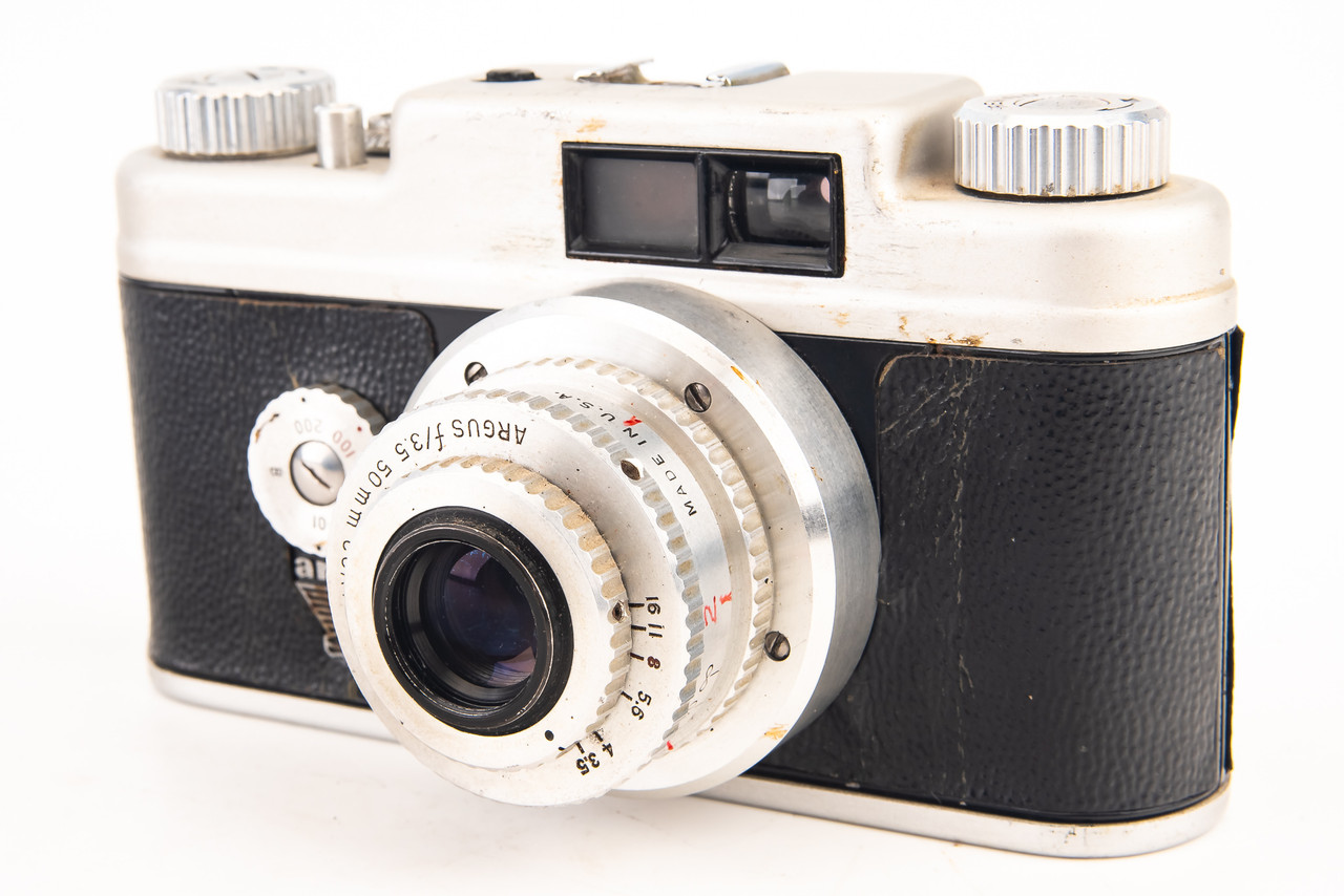 Argus 21 Markfinder 35mm Film Viewfinder Camera with 50mm f/3.5