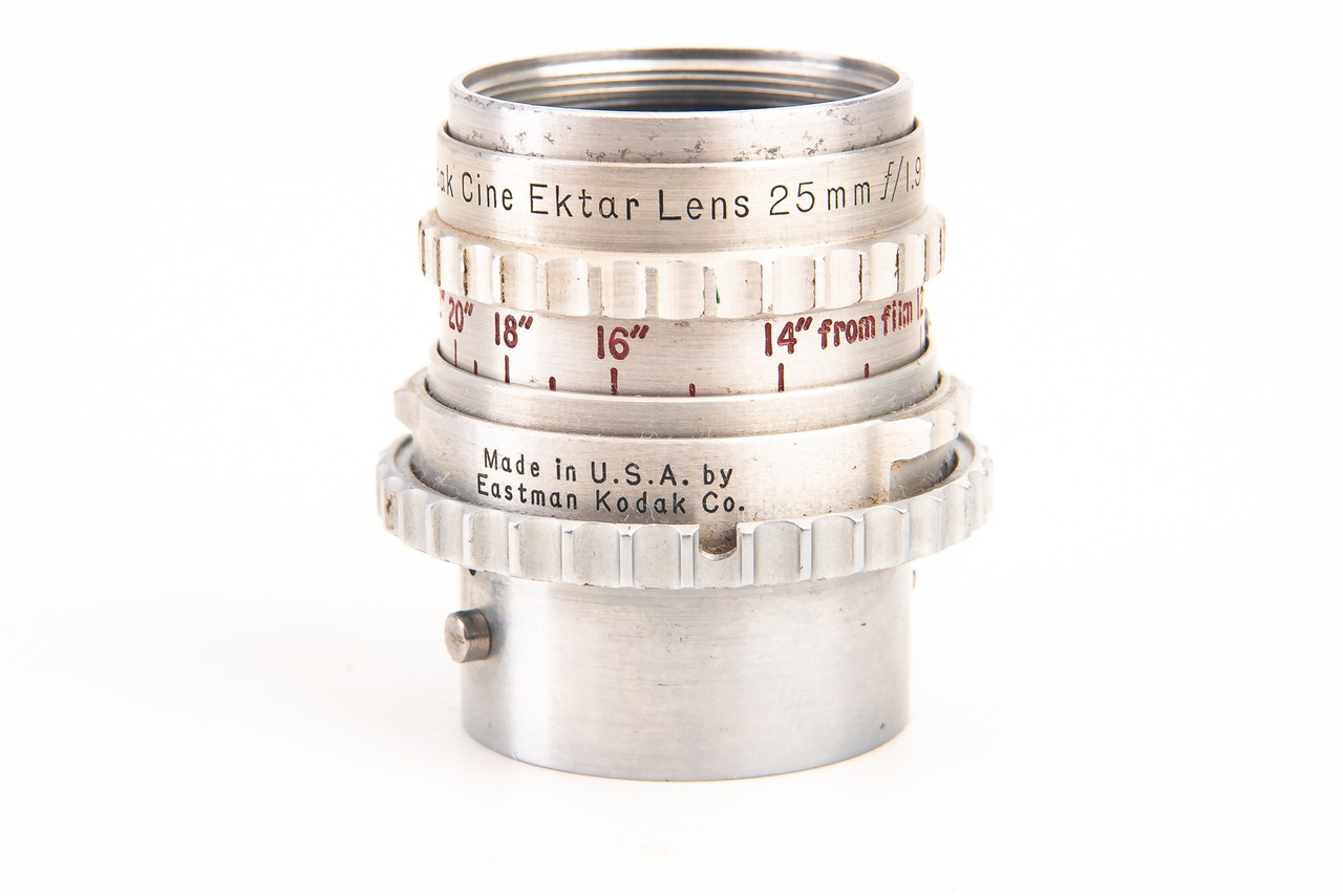 VINTAGE A+ CINE KODAK EKTAR 25mm f/1.4 S-MOUNT 16mm CINEMA LENS