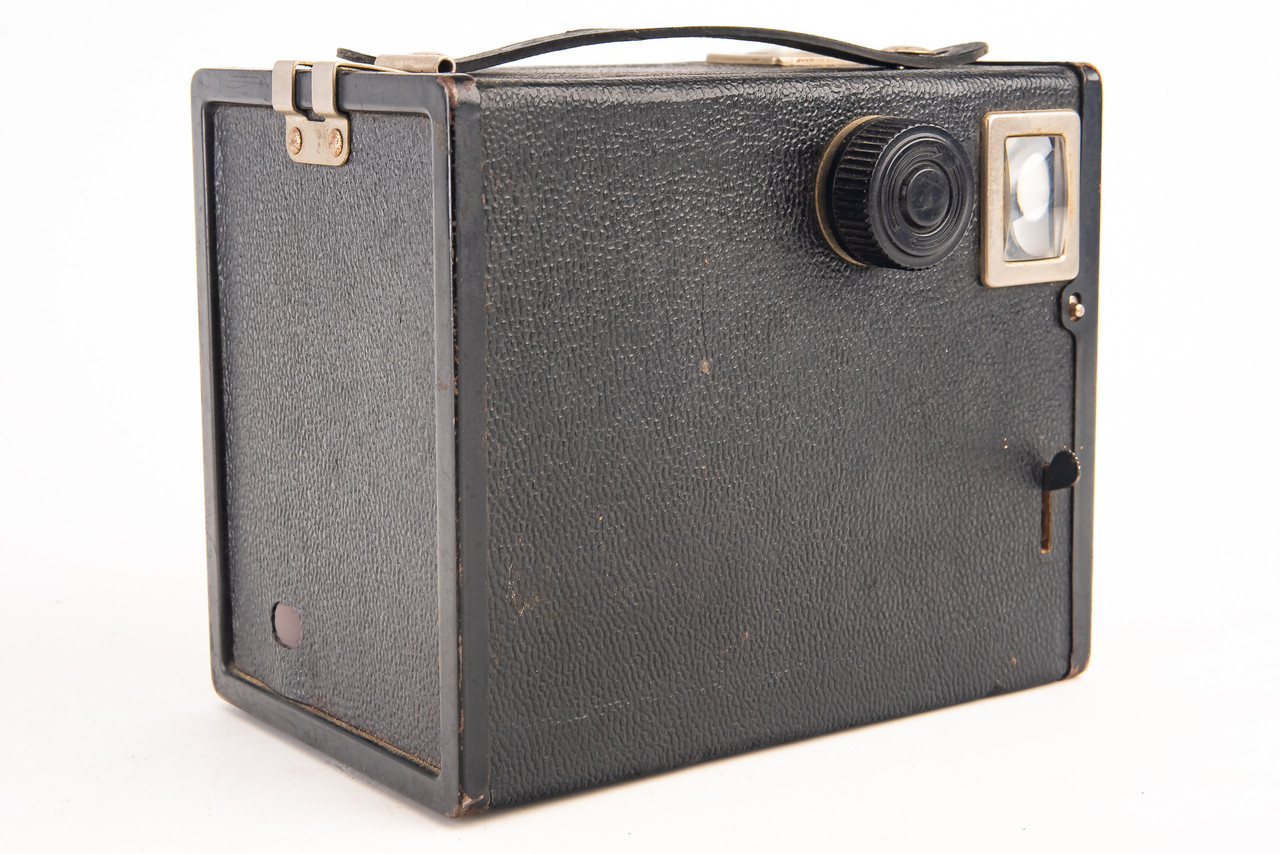 Ansco Shur-Shot Jr 120 Roll Film Medium Format Box Camera Vintage