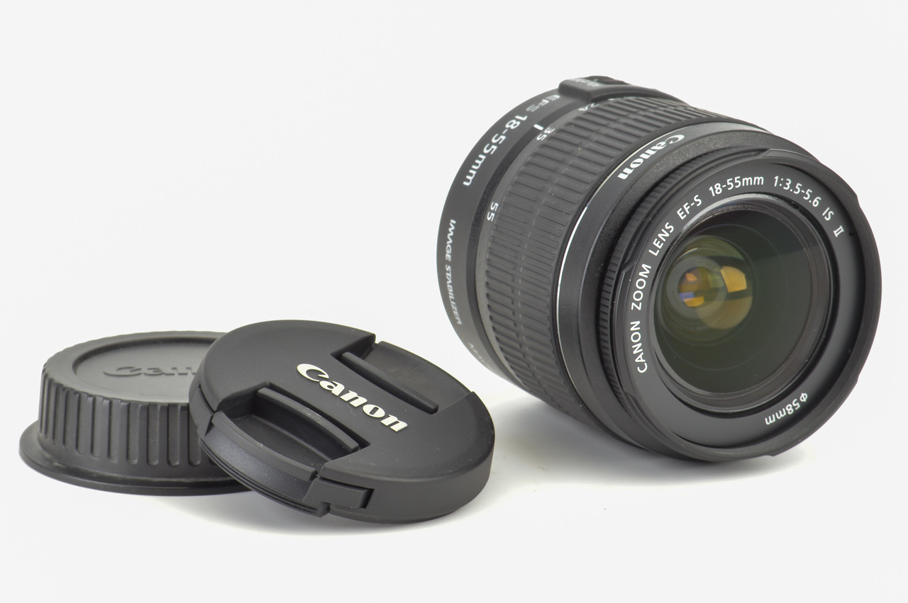 Canon EF-S 18-55mm f/3.5~5.6 IS II Zoom Autofocus Lens with Caps