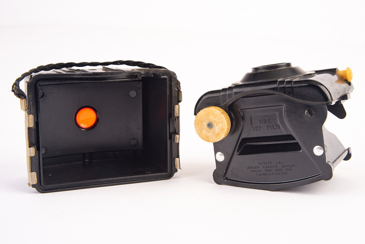 Kodak Baby Brownie Special 127 Roll Film Bakelite Box Camera WORKS