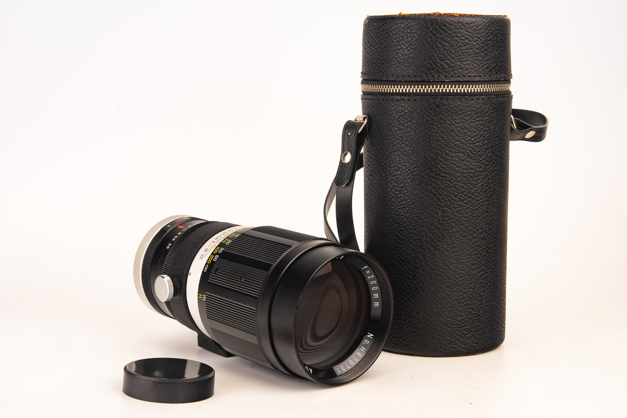 M42 Screw Mount Tele Lentar 200mm MF Telephoto Lens NEAR