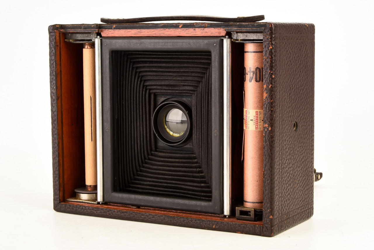 Eastman Kodak No 4 Cartridge Model E 4x5 in Folding Camera Rapid