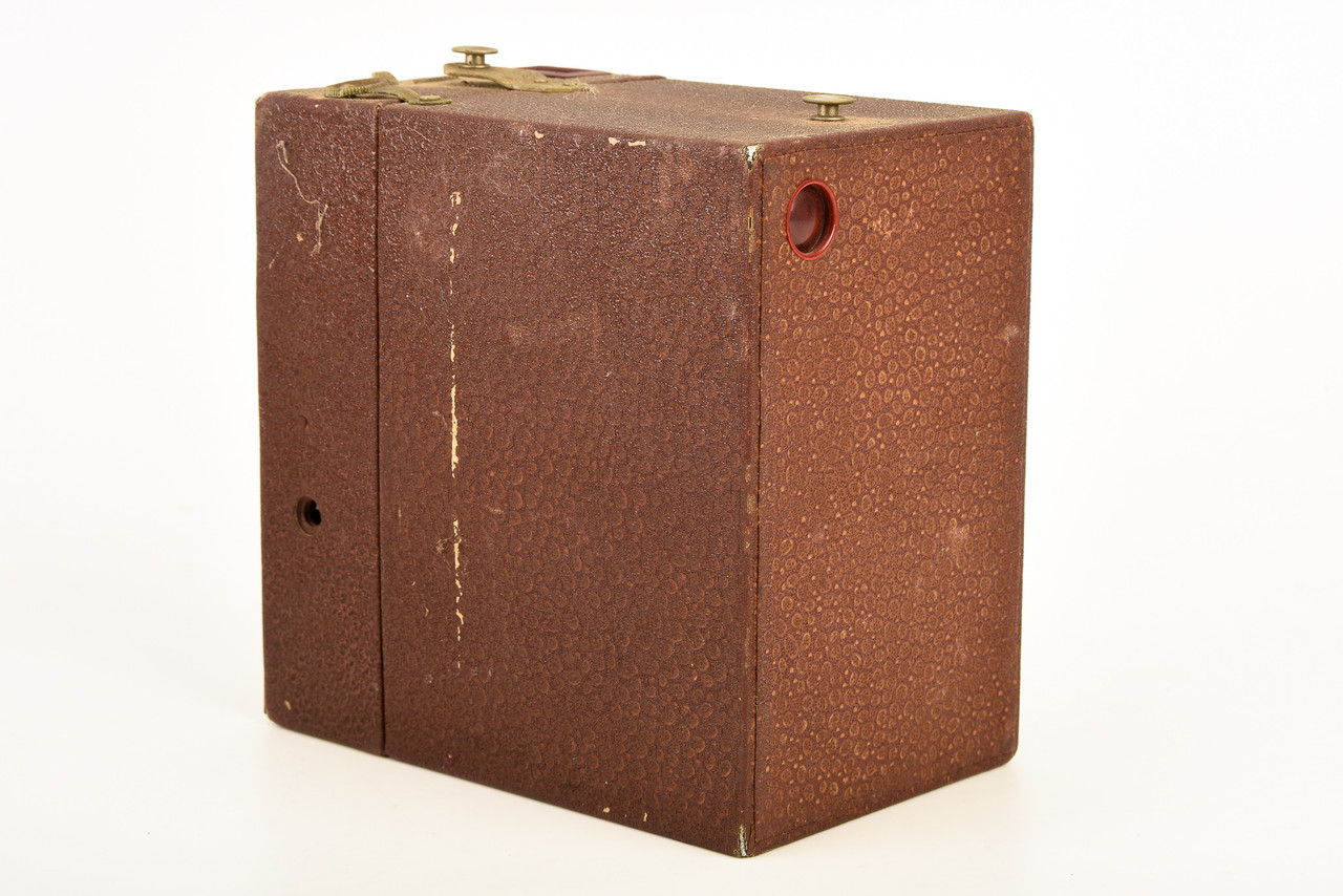 Kodak No 2A Beau Brownie 1930's Art Deco 116 Film Box Camera Brown