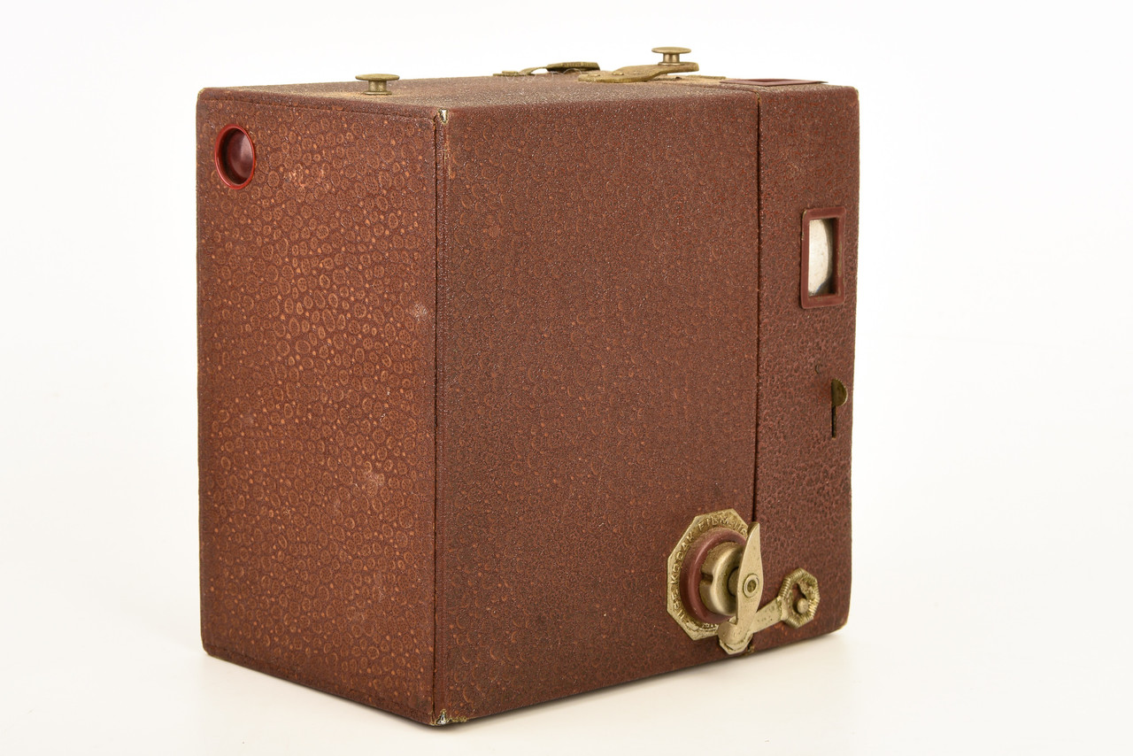 Kodak No 2A Beau Brownie 1930's Art Deco 116 Film Box Camera Brown
