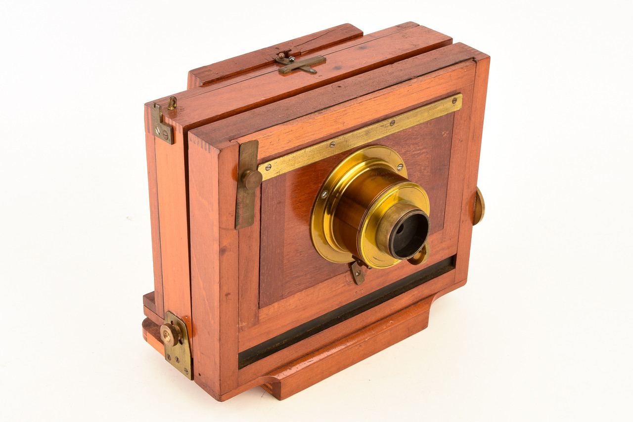 Scoville Mfg Co 5x8'' Waterbury Wooden Tailboard Camera with Brass