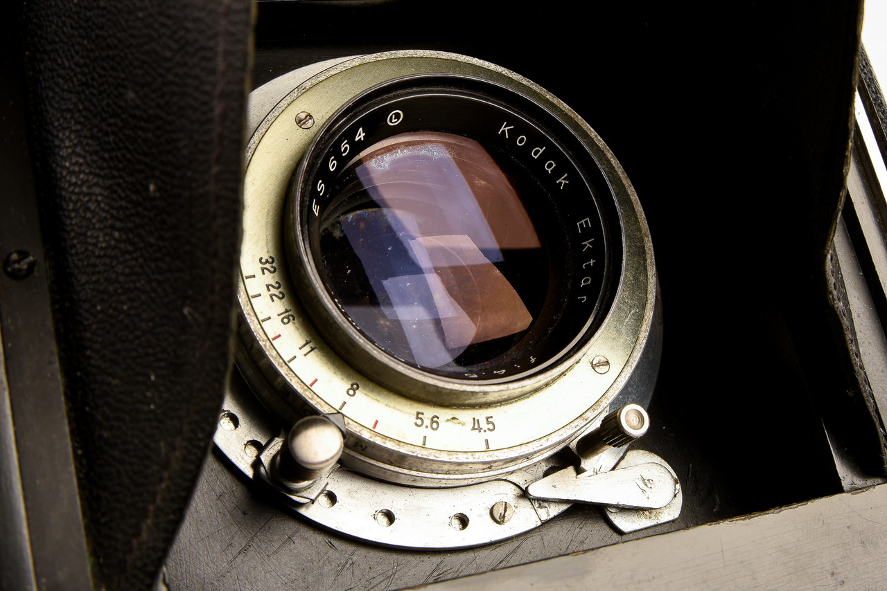 Graflex R.B. Super D 4x5 Large Format Camera with Ektar 152mm Lens