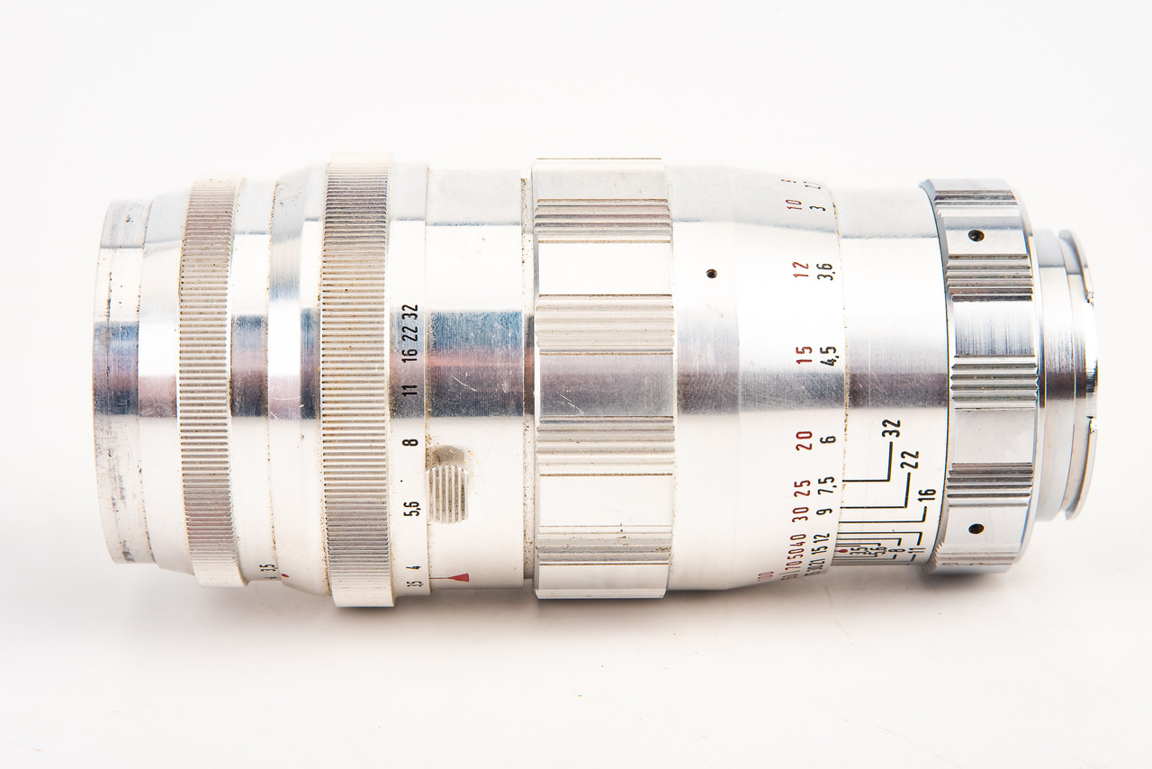 Exakta Mount Telisar C 13.5cm 135mm f/3.5 Telephoto Portrait Lens