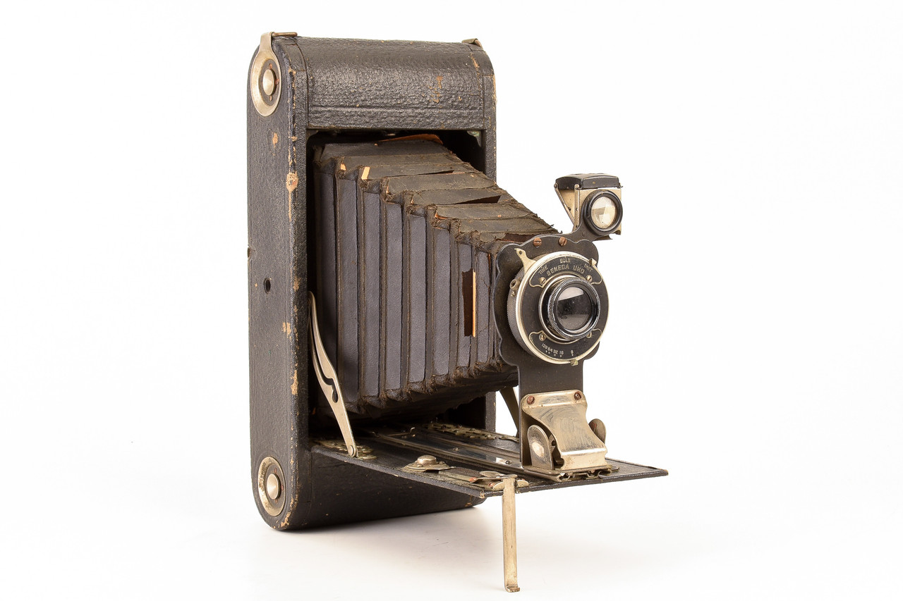 Seneca Folding Scout No 3A 122 Film 3¼×5½'' Camera TESTED Vintage