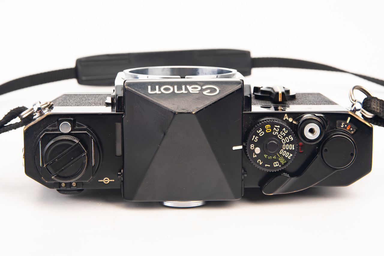 Canon F-1 F1 Professional 35mm SLR Film Camera Body with Strap