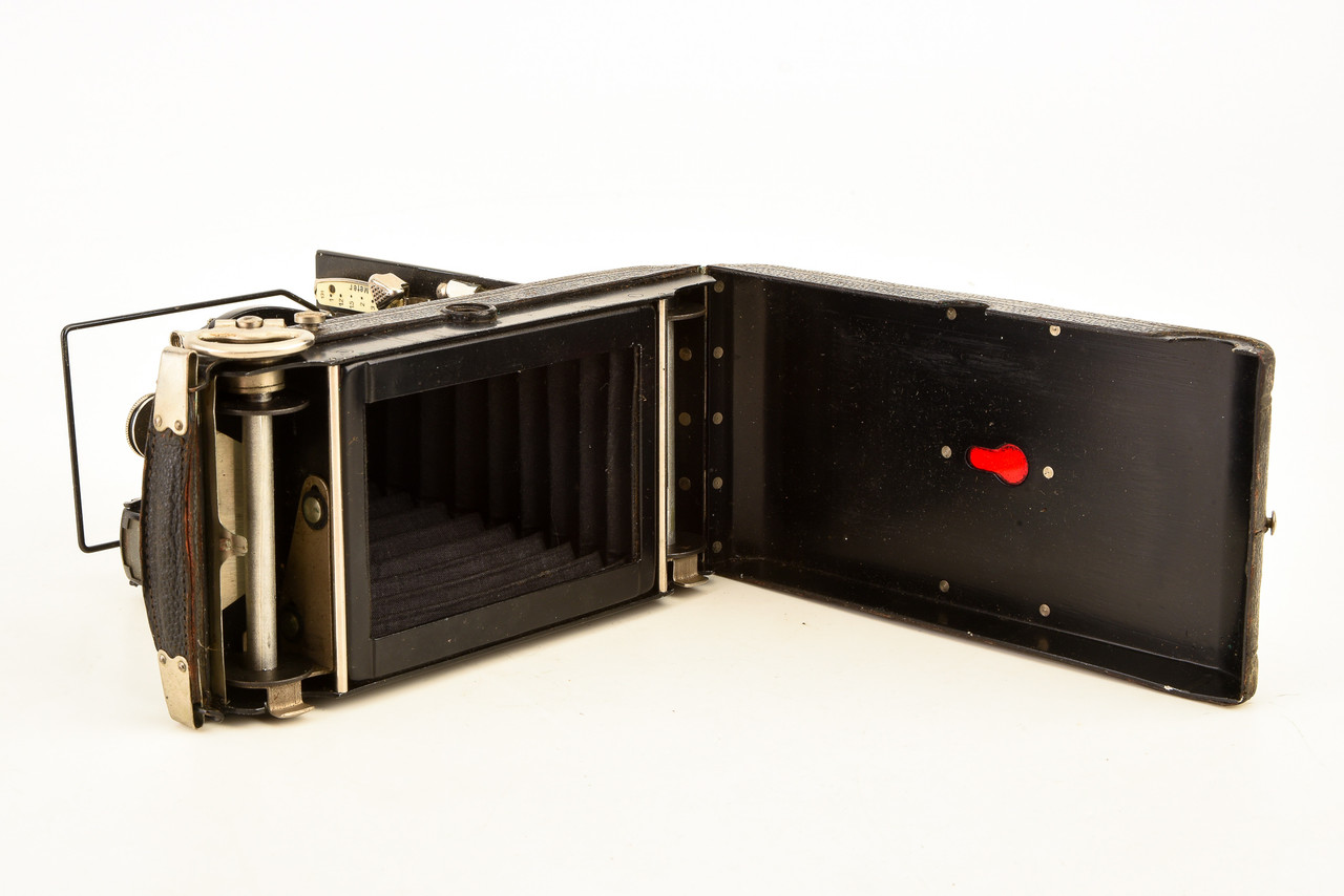 Voigtlander 5x8 129 Film Rollfilmkamera Folding Camera w Voigtar
