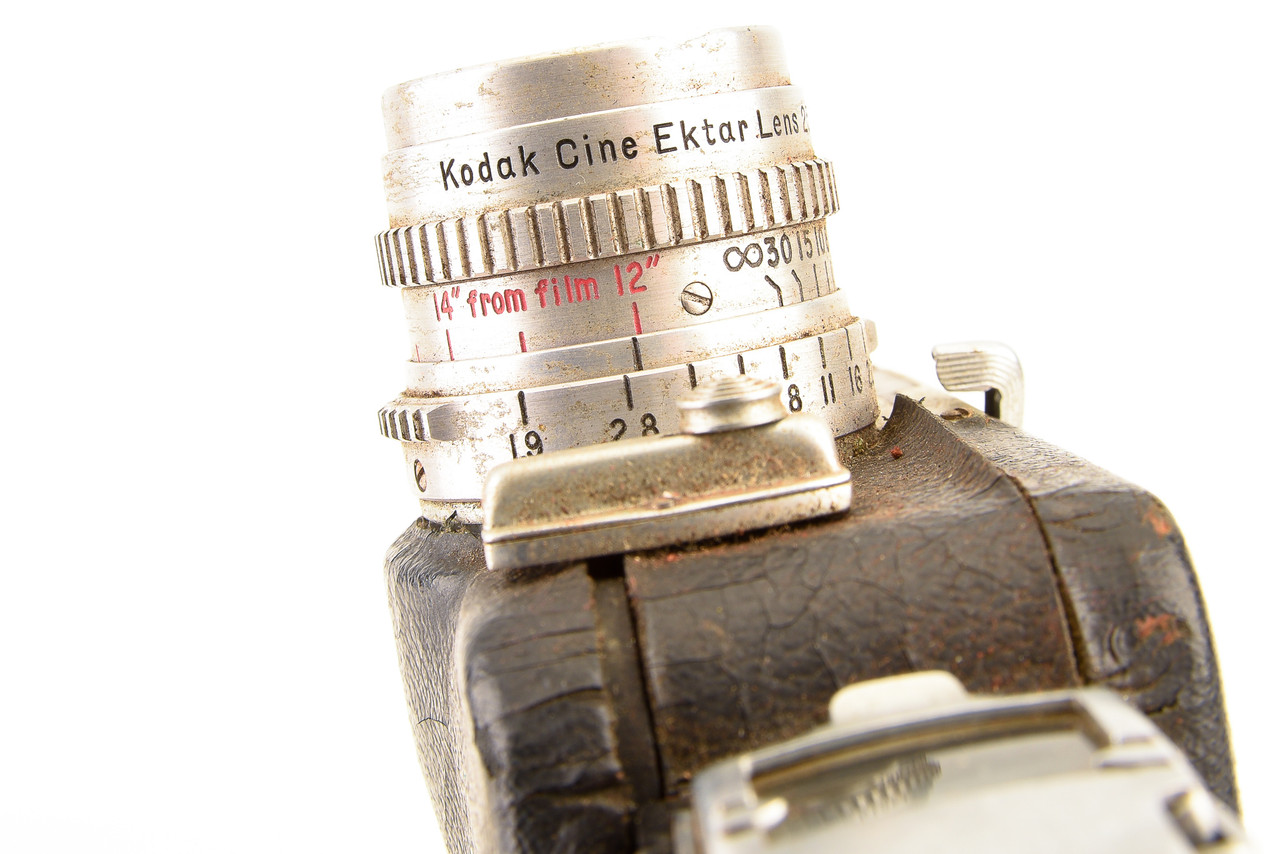 Kodak Cine Magazine 16mm Motion Picture Film Camera w Cine Ektar