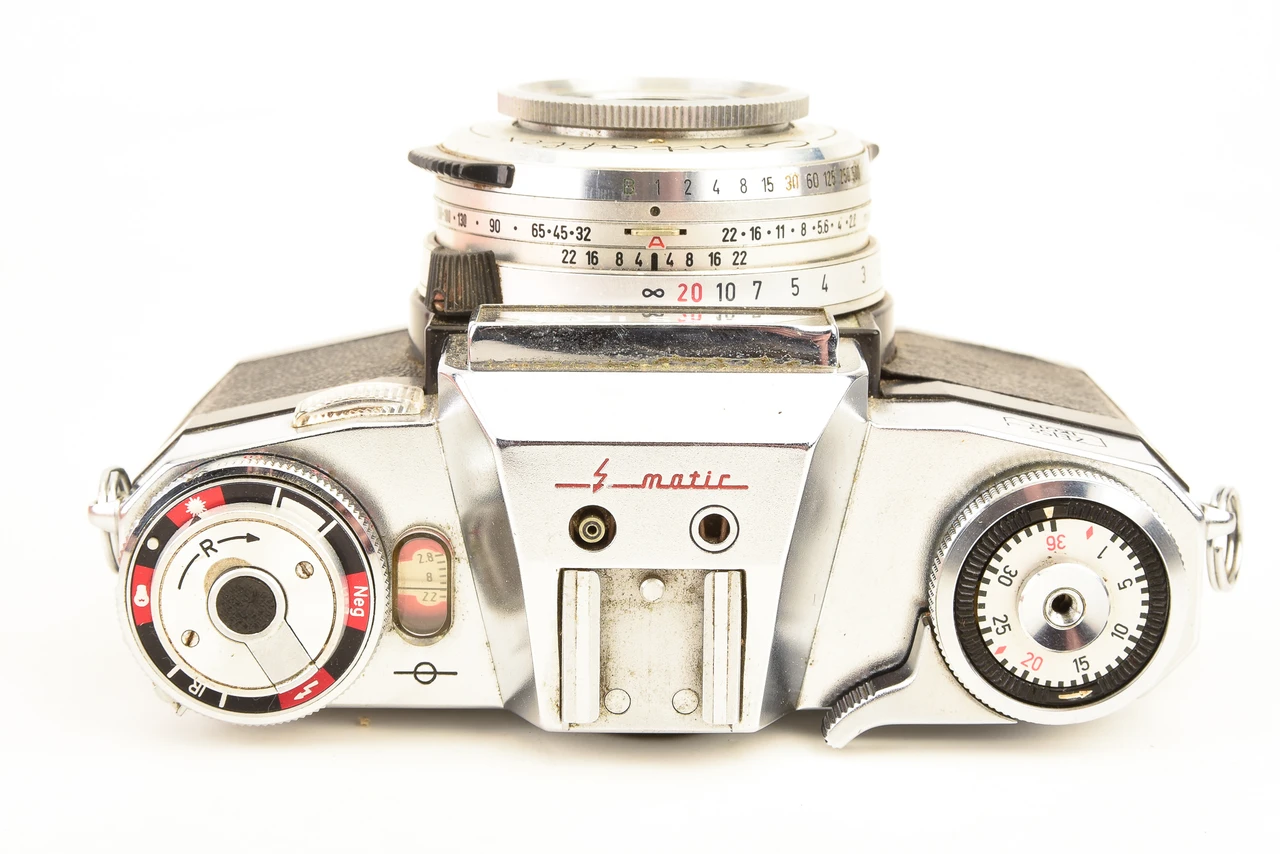 Zeiss Ikon Contaflex S Matic 35mm SLR Film Camera w Tessar 50mm 