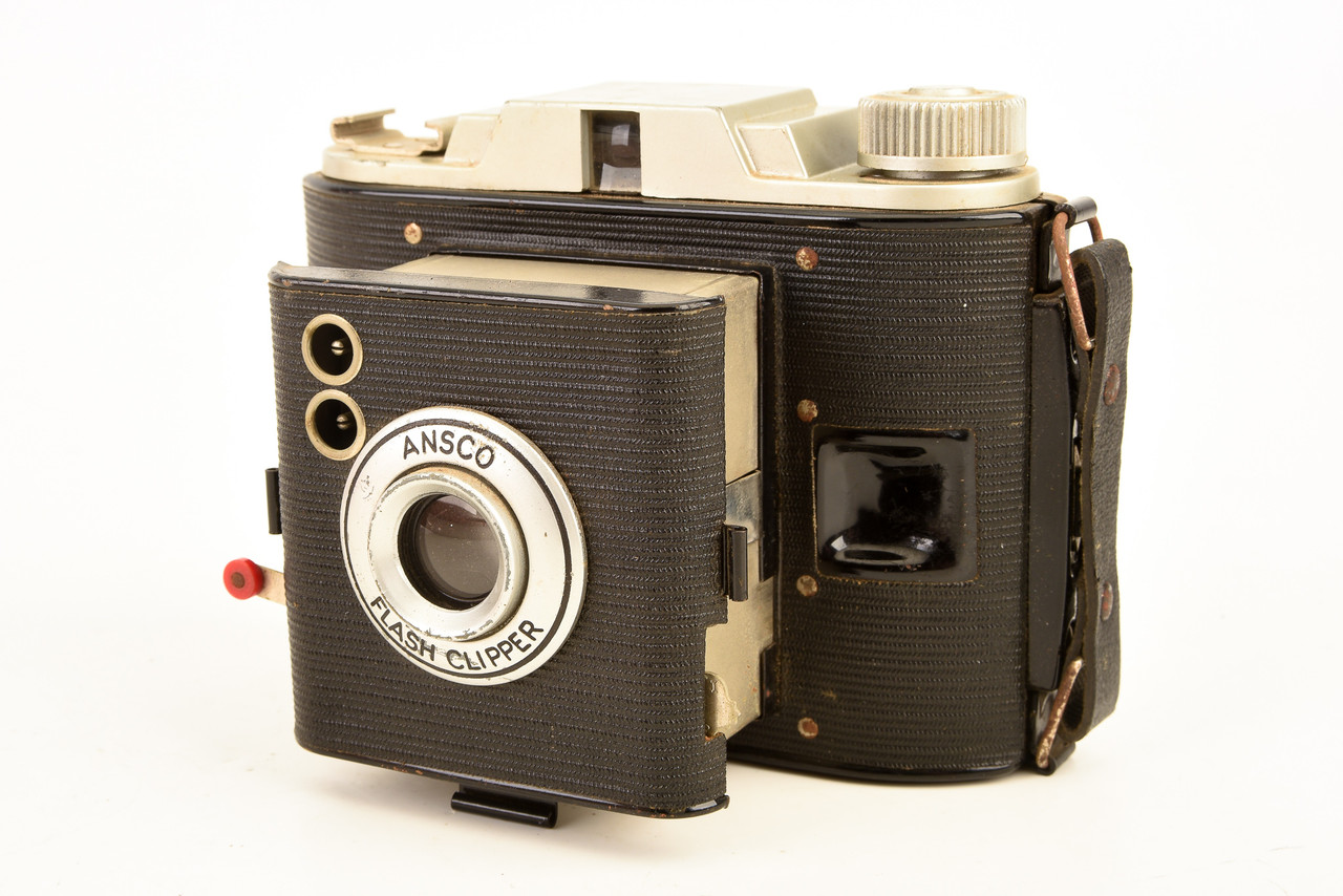 Agfa Ansco Flash Clipper 616 Roll Film Camera WORKS Antique V27 Agfa Ansco Flash Clipper 616 Roll Film Camera WORKS Antique V27