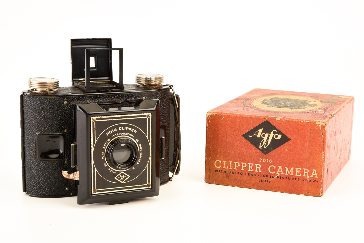 Agfa Ansco PD 16 Clipper 616 Roll Film Camera in Original Box