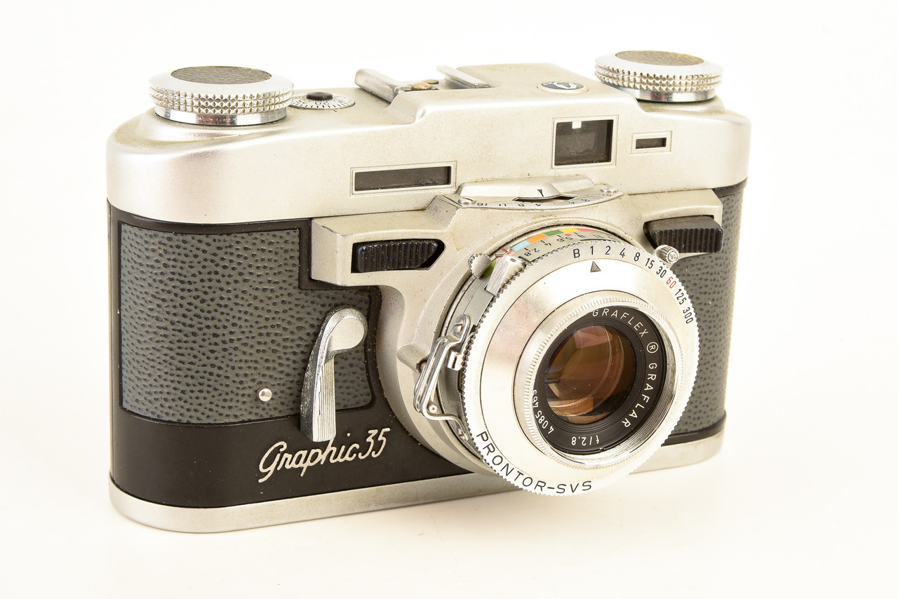 Graphic 35 レンジファインダーカメラ Graflex Graphic 35 35mm Film Rangefinder Camera with Graflar 50mm