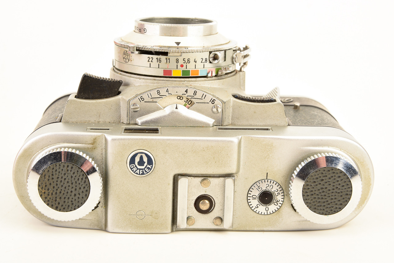 Graflex Graphic 35 35mm Film Rangefinder Camera with Graflar 50mm