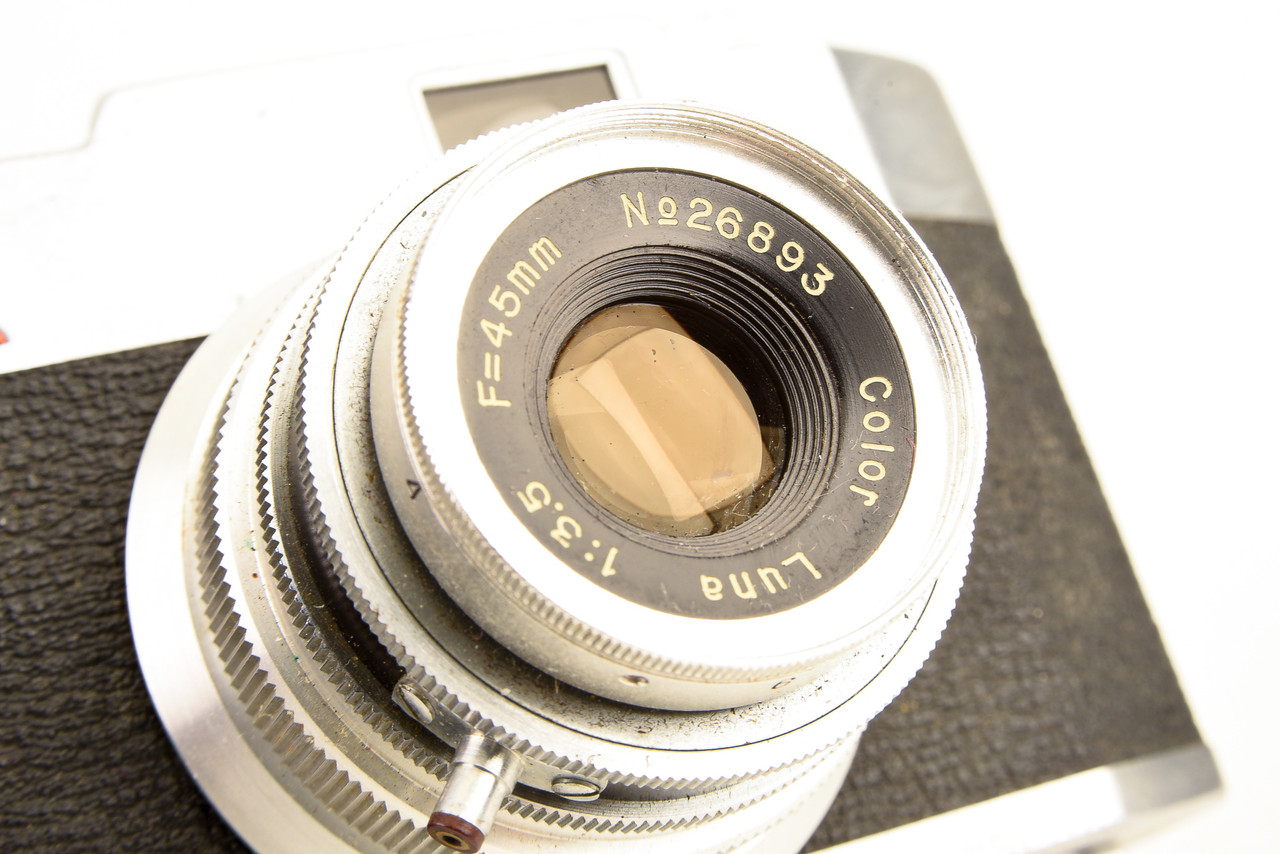 Yamato Atlas 35 35mm Film Viewfinder Camera with Color Luna 45mm f