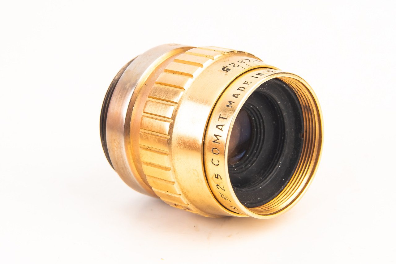 C Mount Bell & Howell Golden Comat 1 Inch 25mm f/2.5 Cine Lens AS