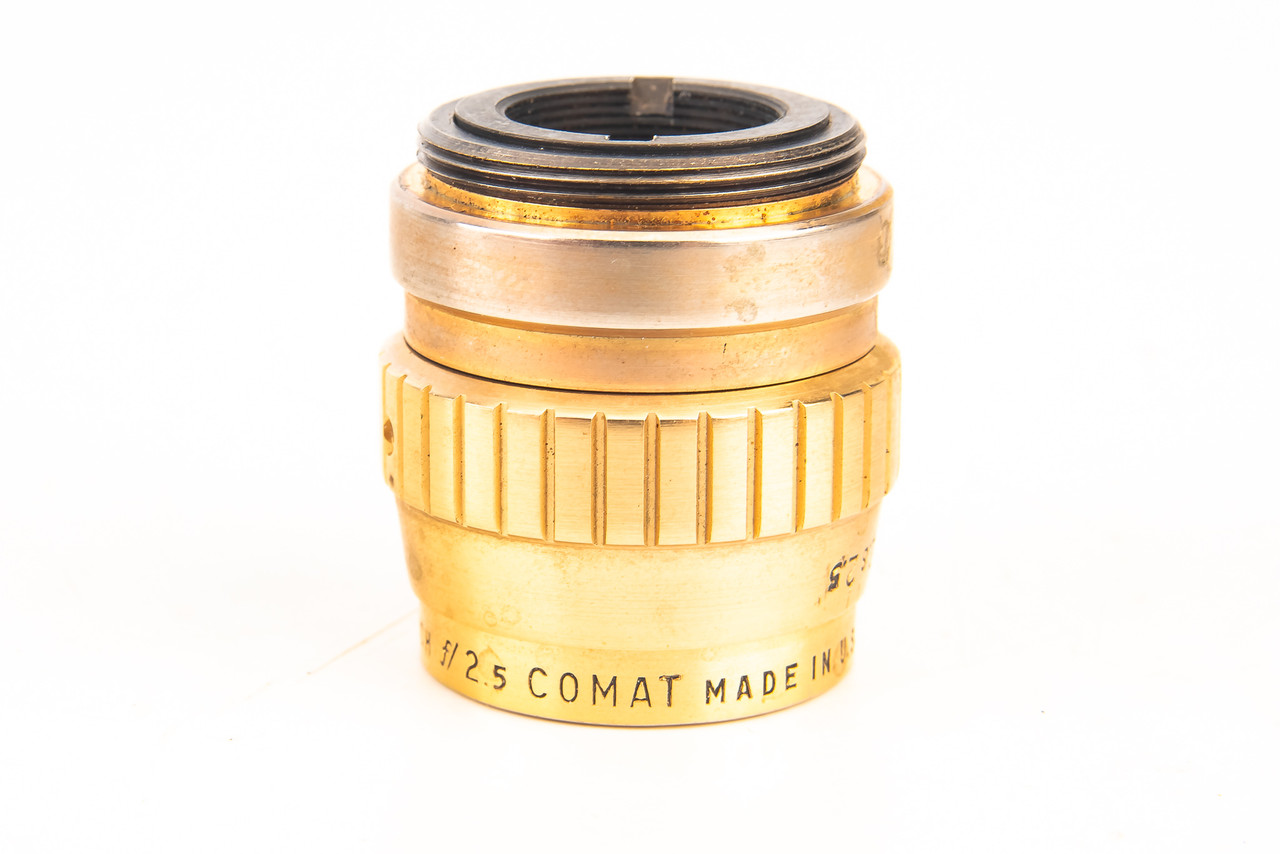C Mount Bell & Howell Golden Comat 1 Inch 25mm f/2.5 Cine Lens AS