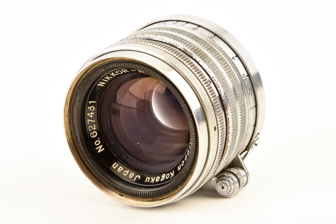 M39 Mount Nippon Kogaku Nikon Nikkor-H C 5cm 50mm f/2 Chrome Lens
