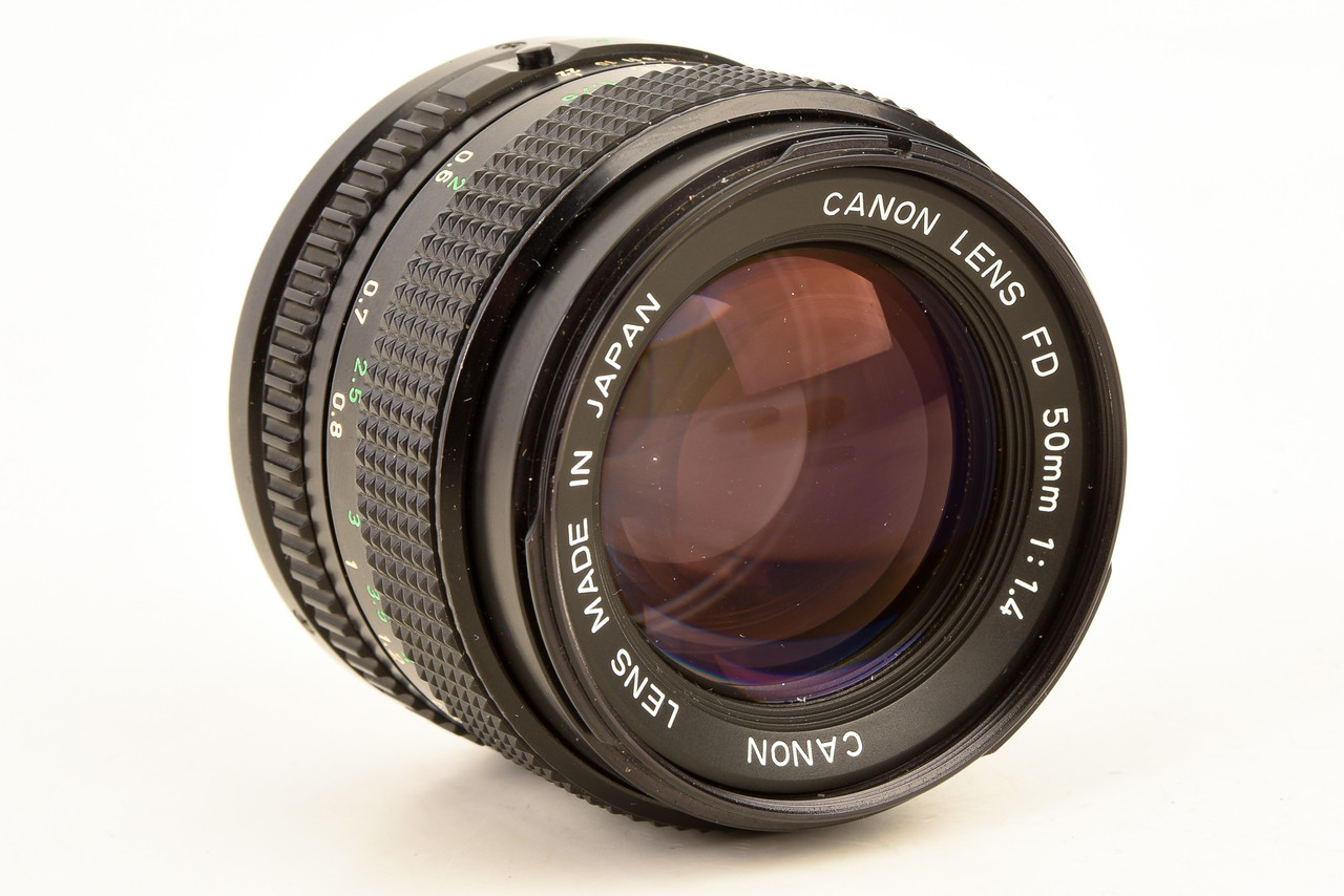 Canon LENS FD 50mm f1-1.4 美品 Canon】FD 50mm F1.4 S.S.C. [キヤノンFDマウント] | 東京CAMERA