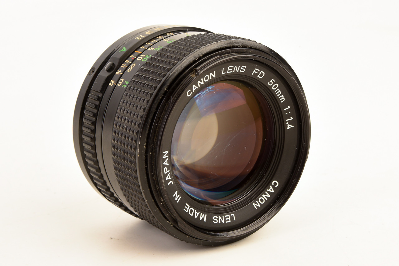 Canon New FD 50mm f/1.4 Standard Prime Manual Focus Lens Vintage