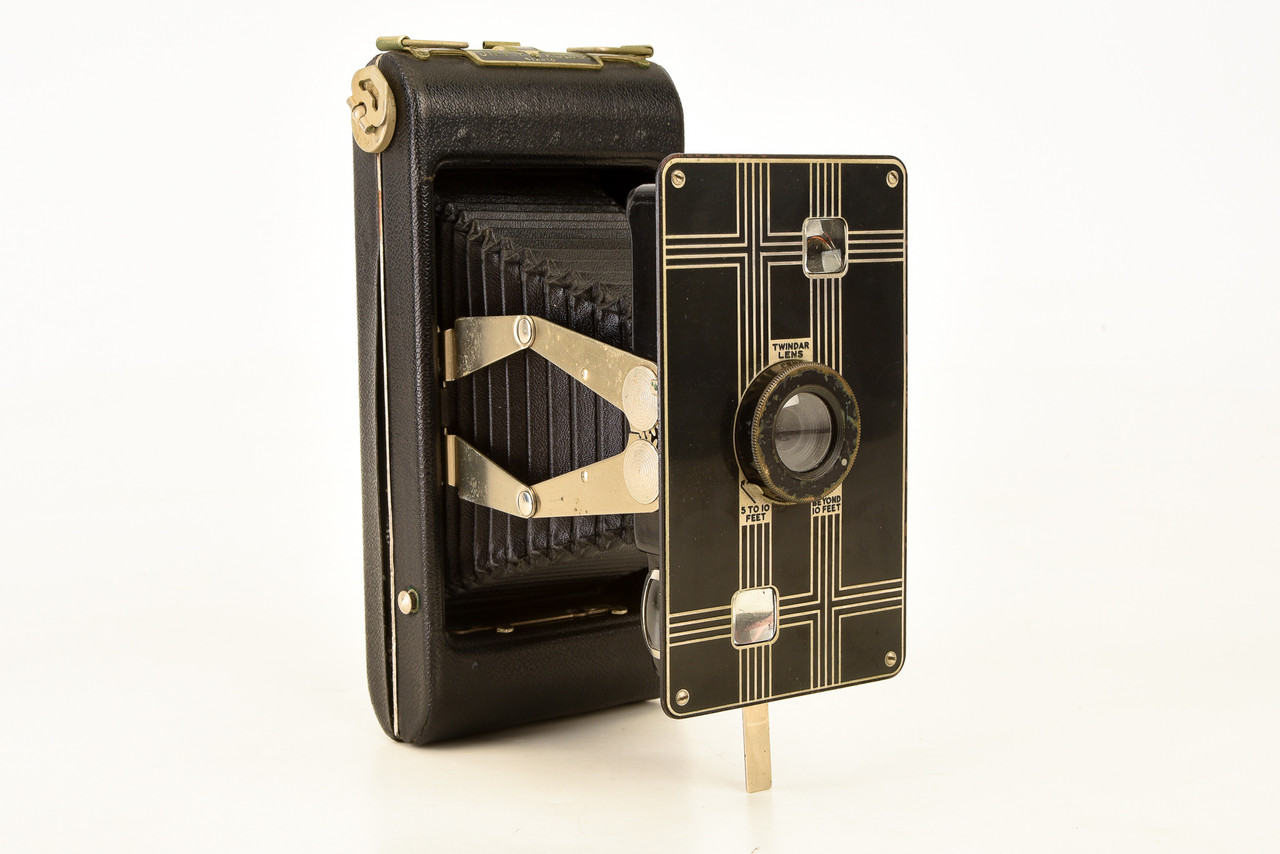 Kodak Jiffy Six-16 616 Roll Film Folding Camera Tested & Working