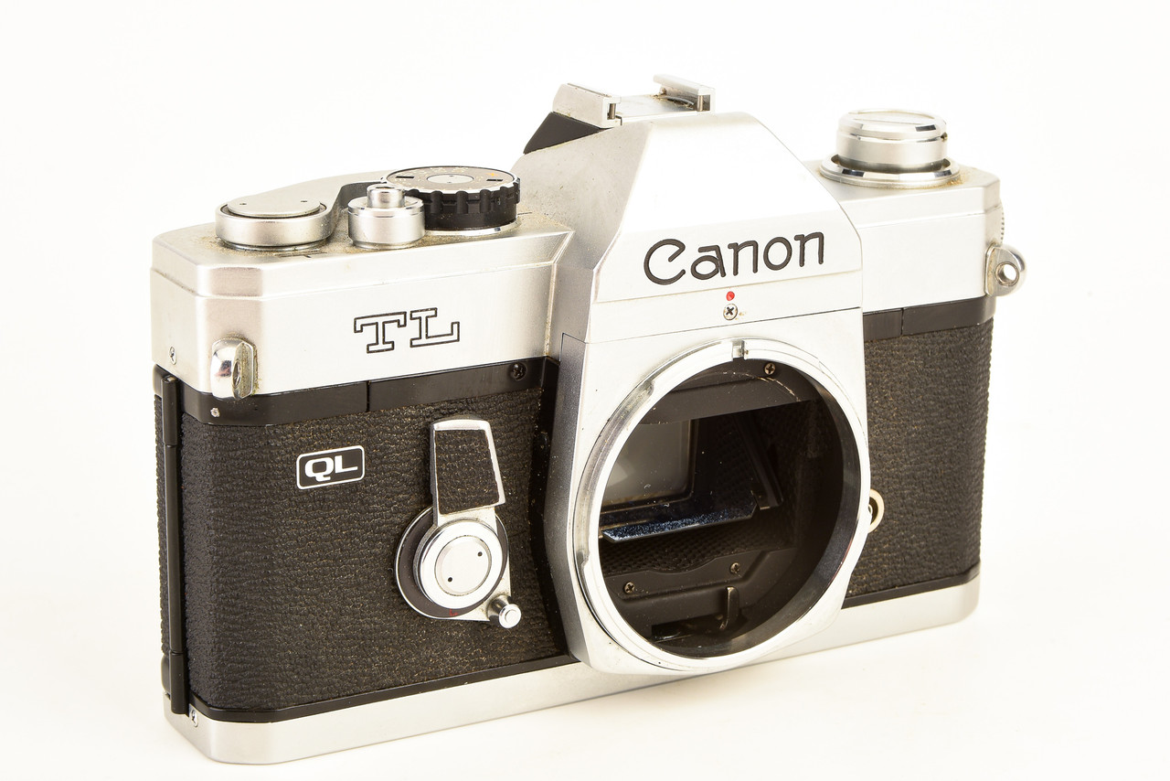 Canon TL QL 35mm SLR Film Camera Body FL Lens Mount Meter WORKS