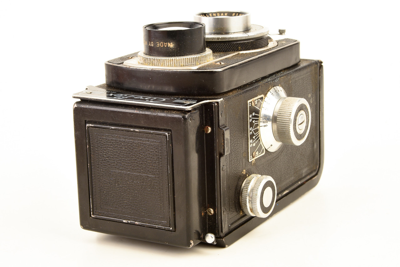 Ciro-flex 120 Film 6x6cm TLR Camera w Wollensak Velostigmat 85mm f