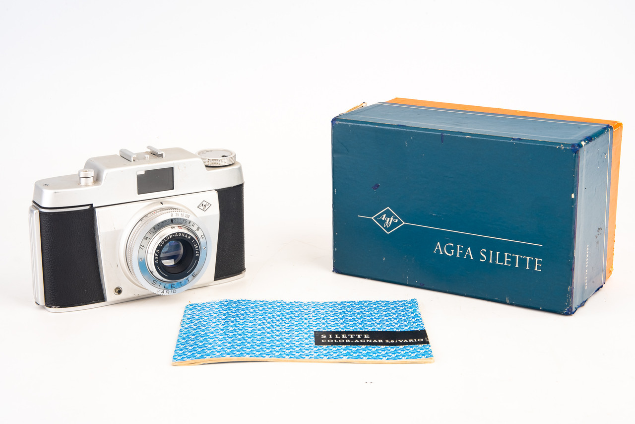 Agfa Silette 35mm Film Viewfinder Camera w Color-Agnar 45mm f3.5