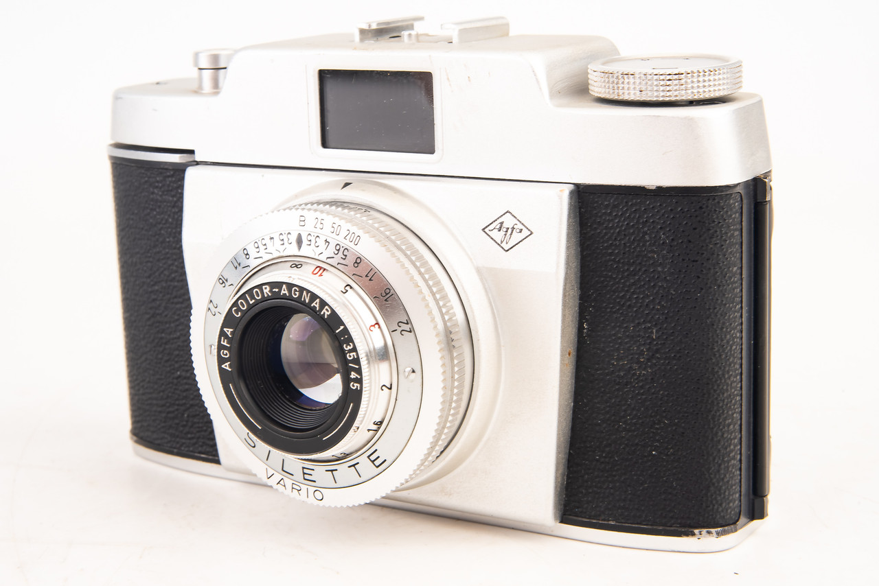 Agfa Silette 35mm Film Viewfinder Camera w Color-Agnar 45mm f3.5
