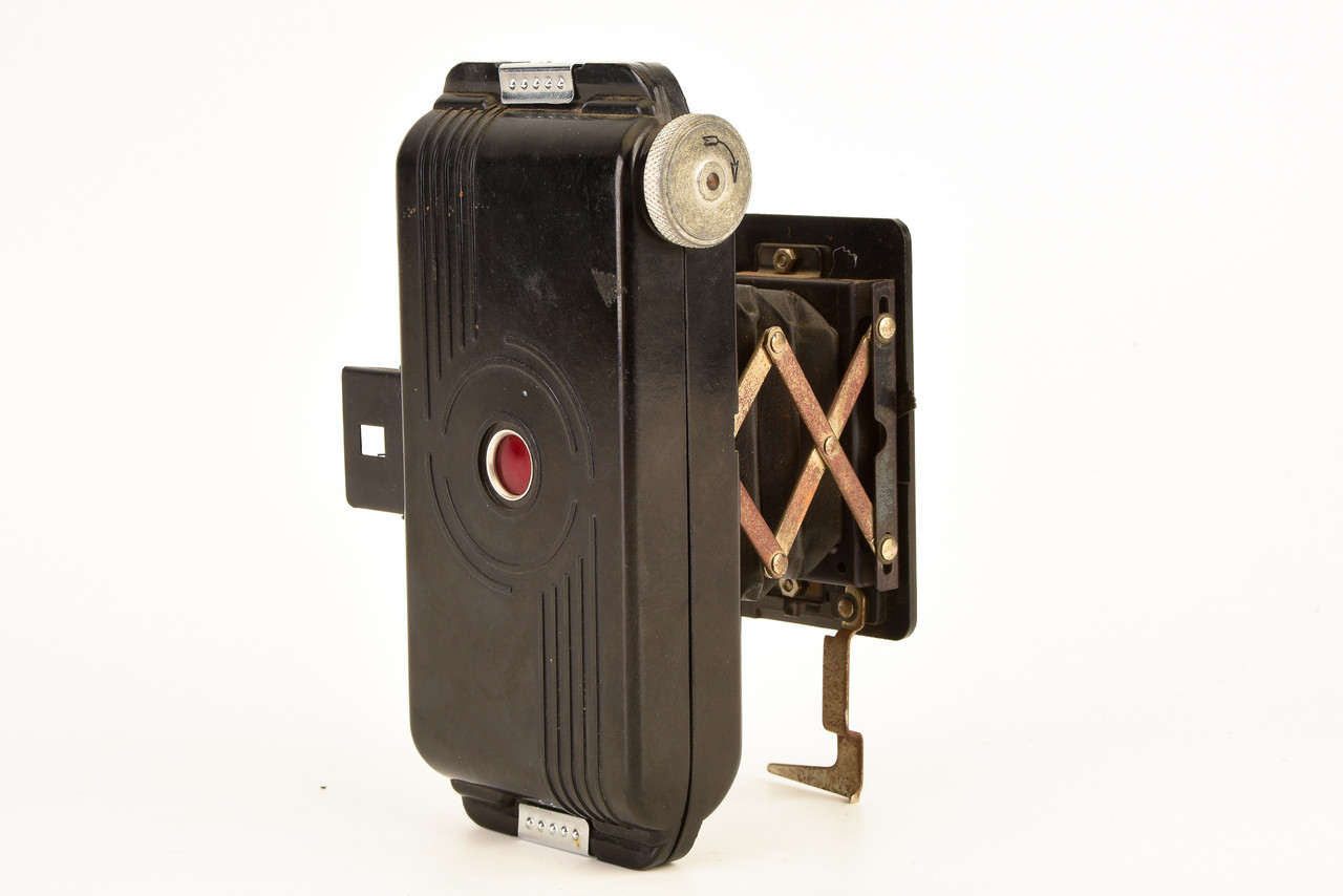 Spartus Folding 127 Roll Film 4x6.5cm Art Deco Viewfinder Camera