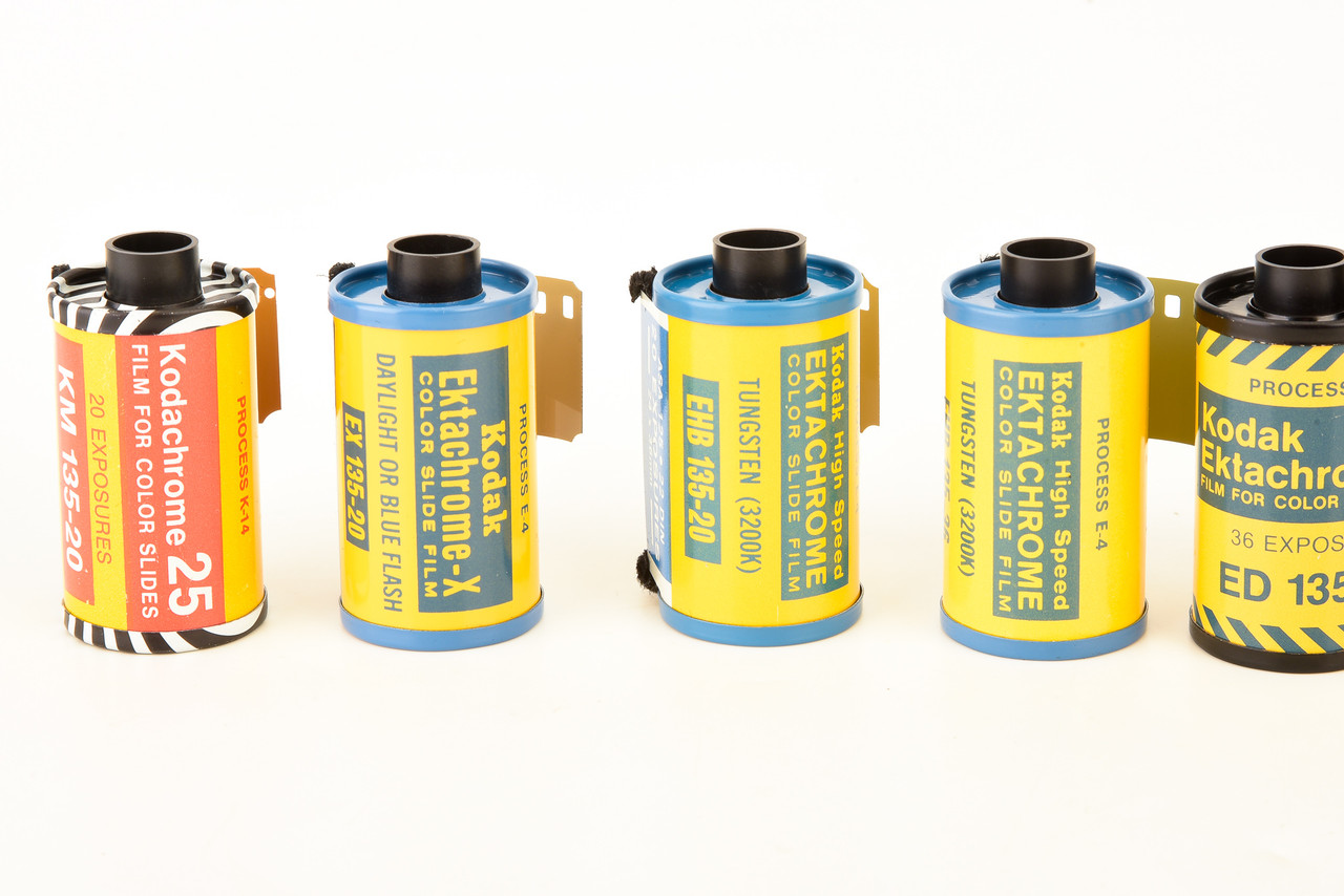 Kodak 35mm Film EXPIRED 7 Roll Lot Color Slide Ektachrome EX EHB