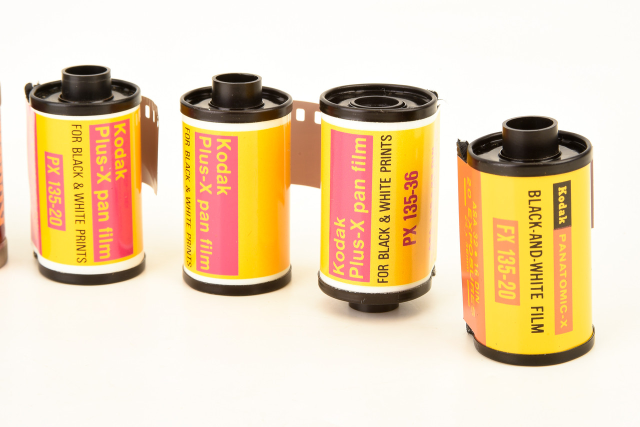 Kodak 35mm Film EXPIRED 10 Roll Lot Black & White Plus-X Tri