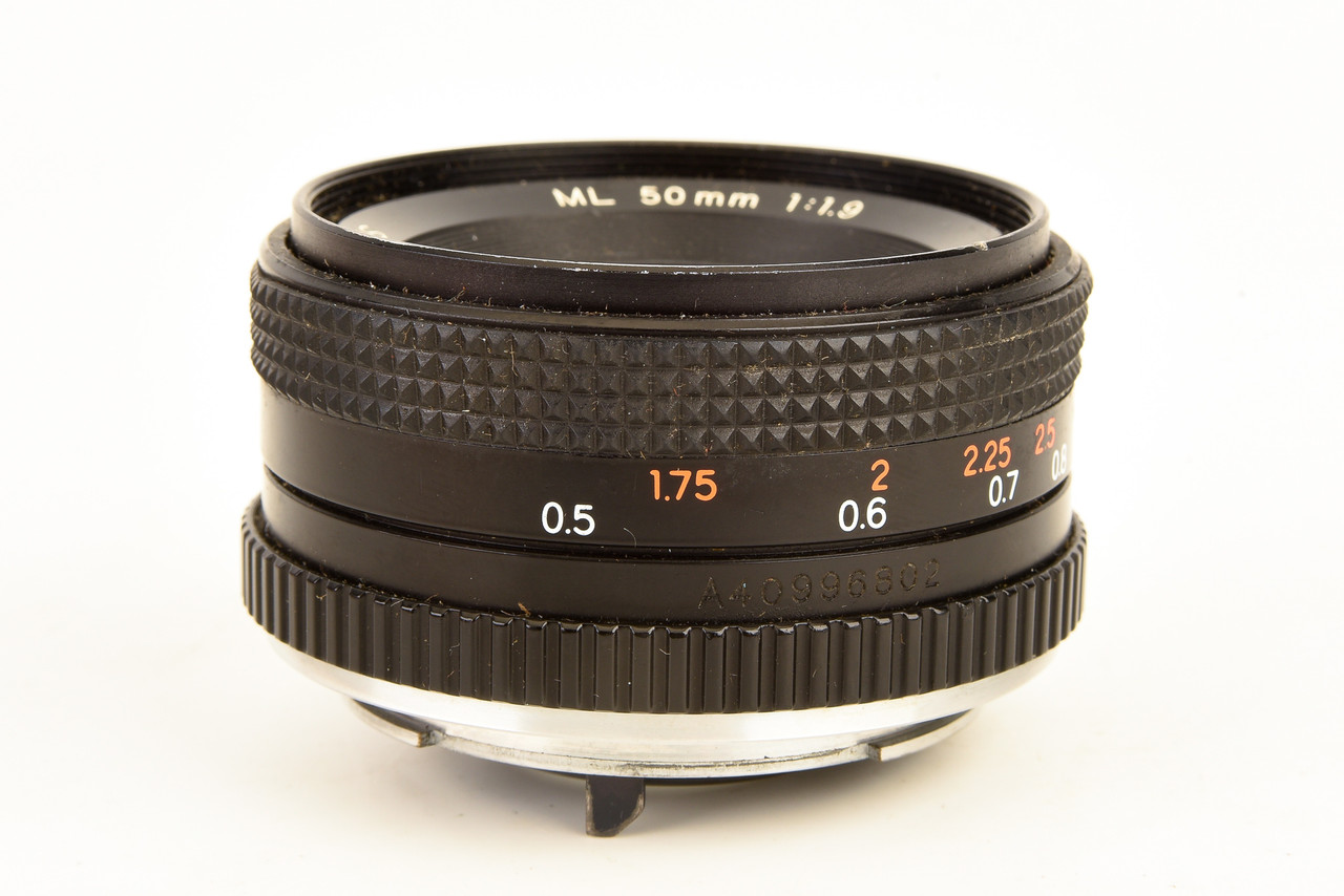 Yashica ML 50mm f/1.9 Standard Prime Manual Focus Lens for C/Y