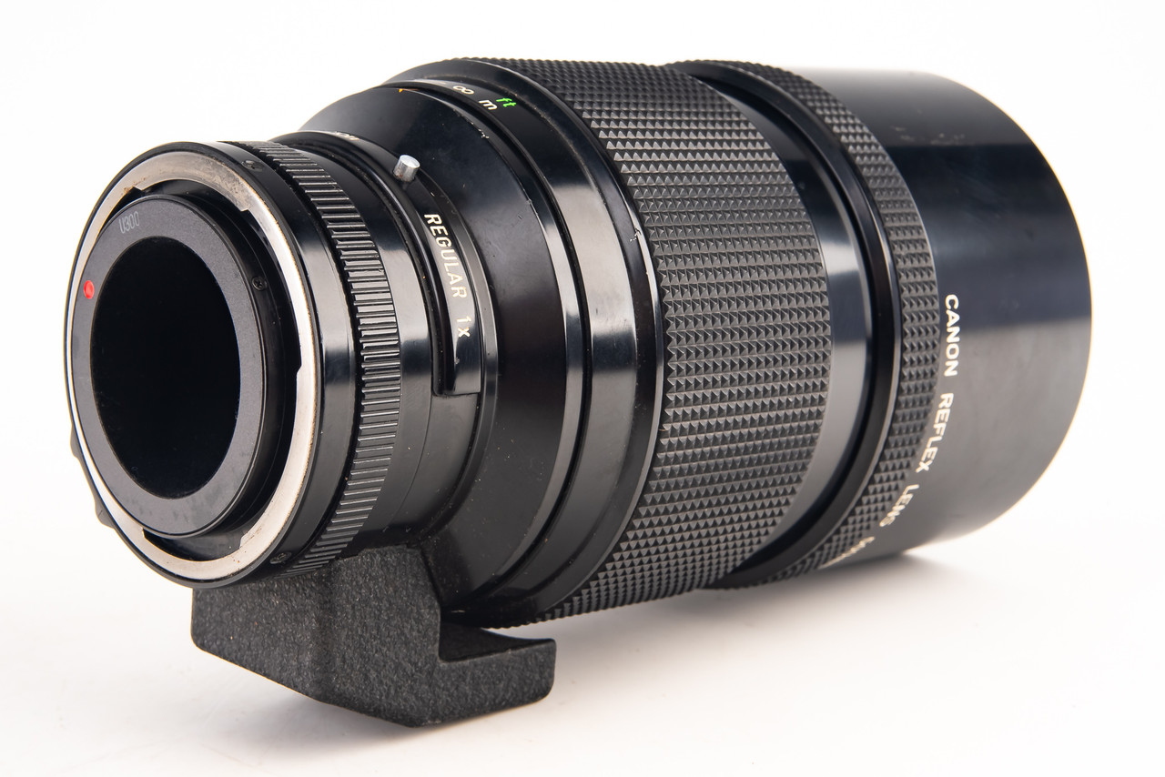 Canon 500mm f/8 Mirror Reflex New FD MF Telephoto Lens with Caps