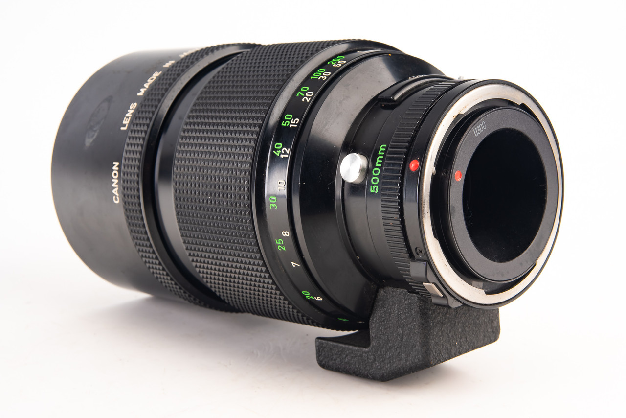 Canon New FD REFLEX 500mm f/8 レンズ #4282 Canon 500mm f/8 Mirror Reflex New FD MF Telephoto Lens with Caps