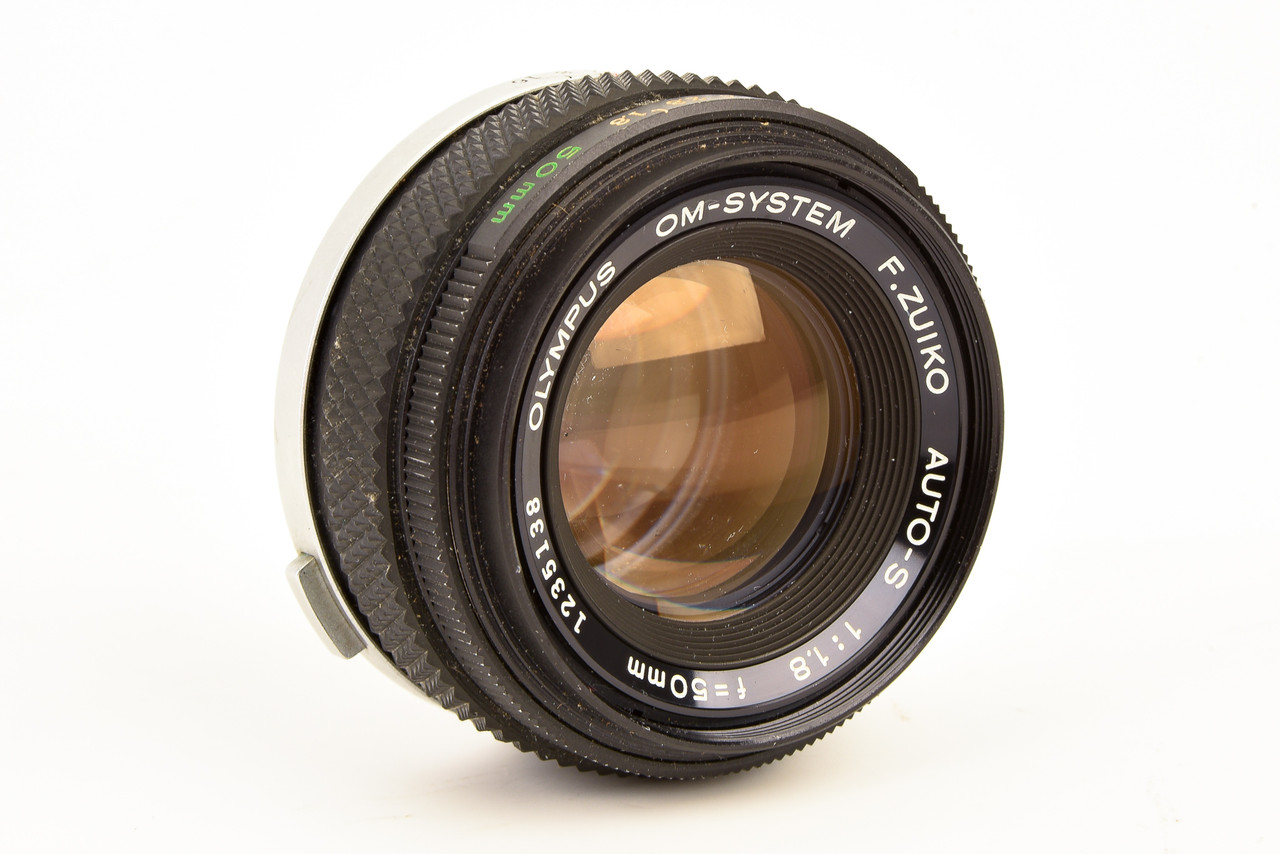 Olympus OM System F Zuiko Auto S 50mm f/1.8 Standard Prime