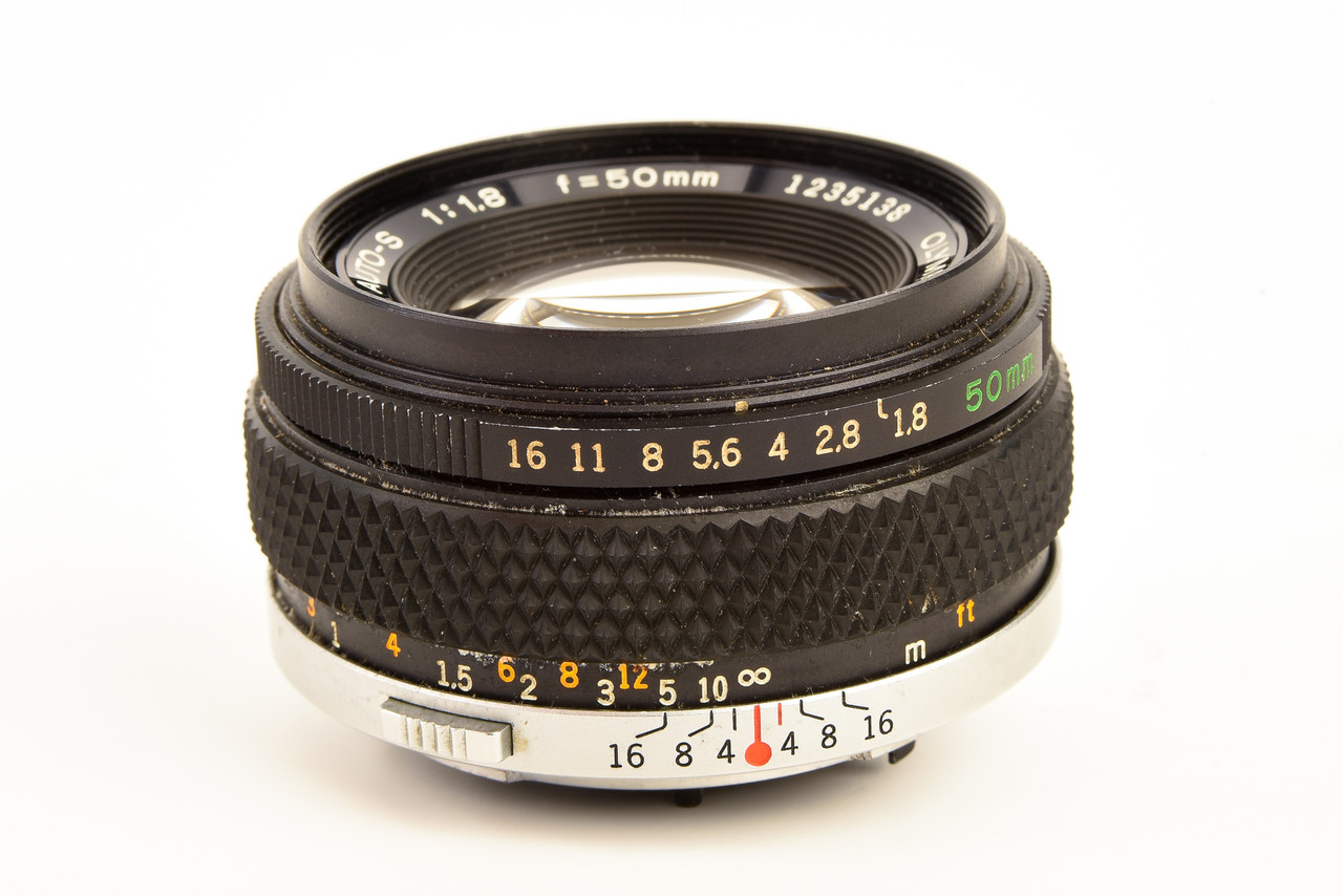 Olympus OM System F Zuiko Auto S 50mm f/1.8 Standard Prime
