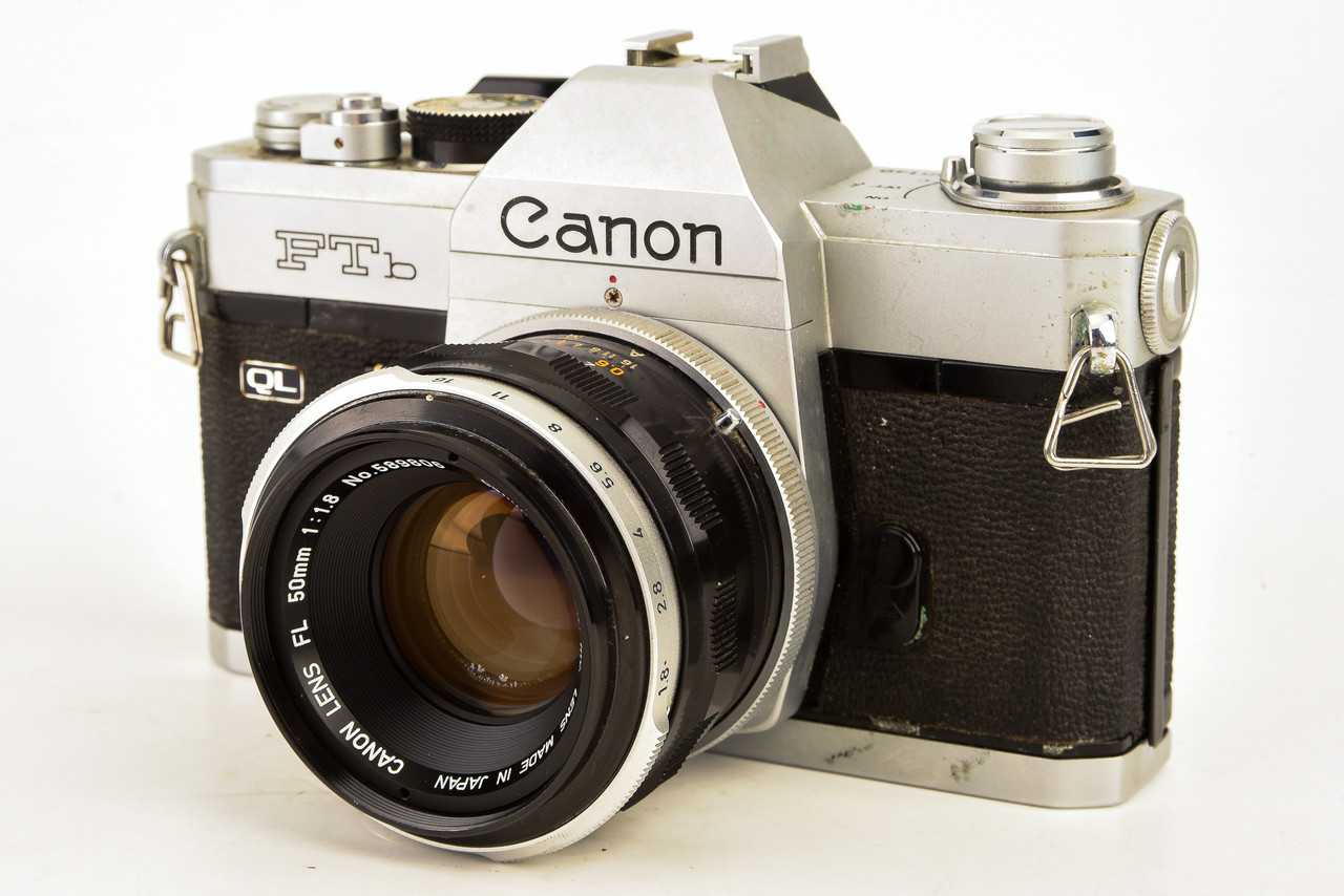 Canon FTb QL 35mm SLR Film Camera with FL 50mm f/1.8 Standard