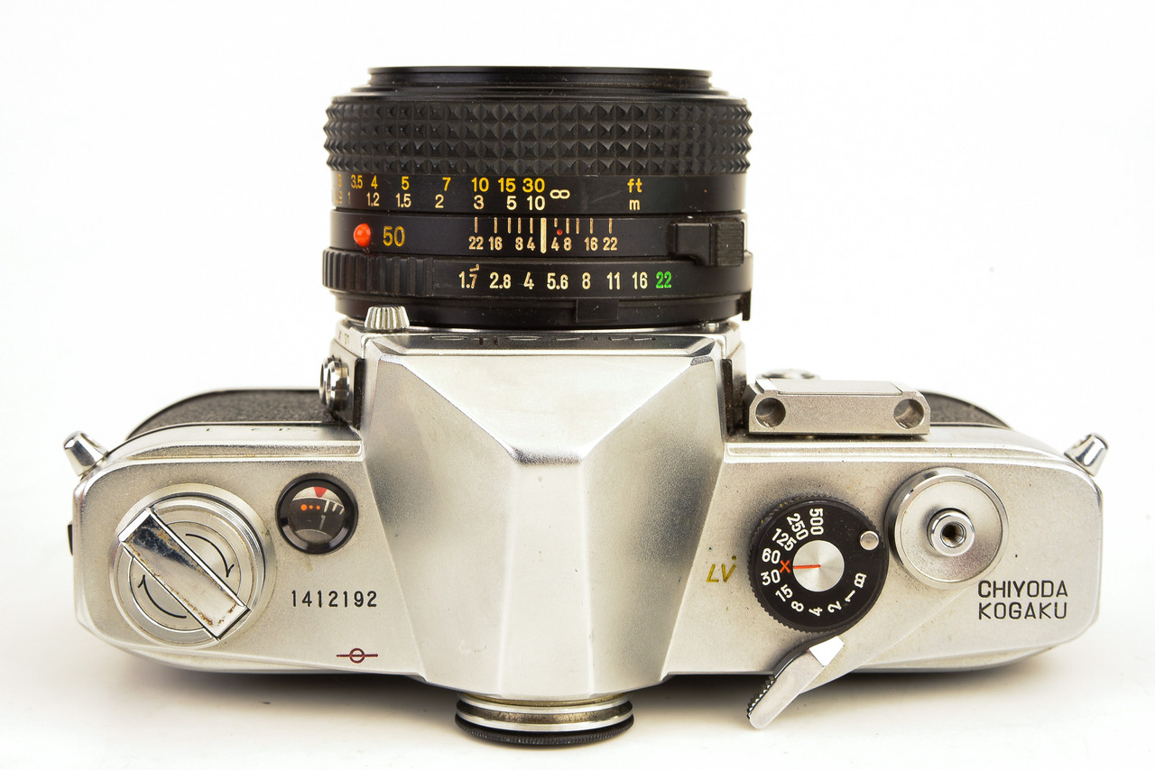 Minolta SR-1 35mm SLR Film Camera with MD 50mm f/1.7 Prime Lens