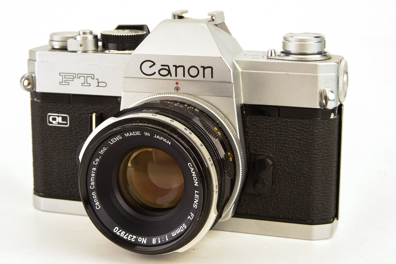 Canon FTb QL 35mm SLR Film Camera with FL 50mm f/1.8 Standard