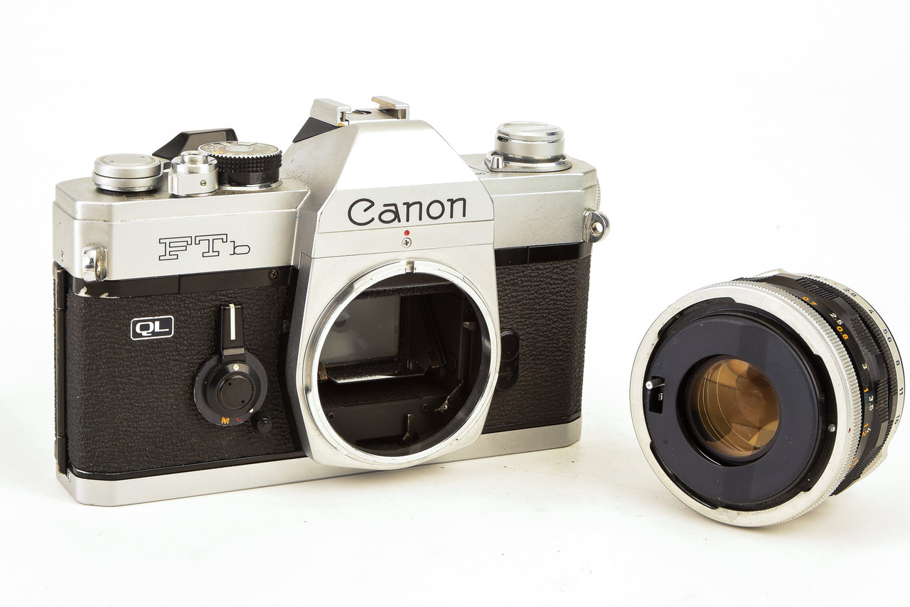 Canon FTb QL 35mm SLR Film Camera with FL 50mm f/1.8 Standard