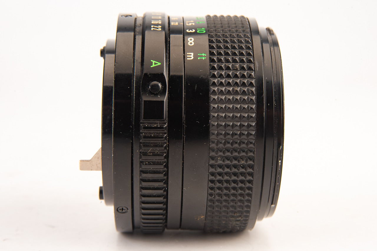 Canon FD 28mm f/2.8 MF Prime Wide Angle Lens with Both Caps